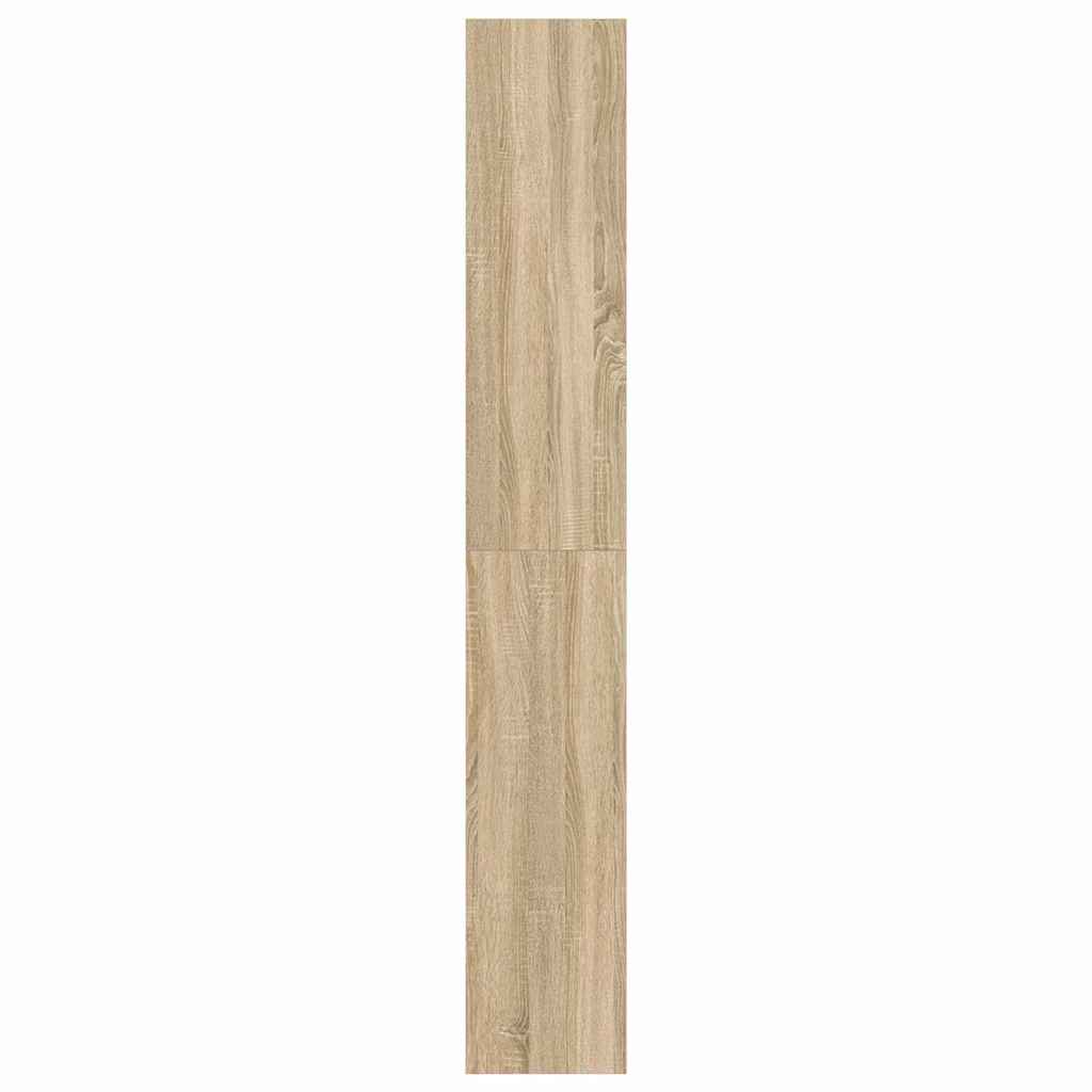 Bibliothèque 6 niveaux 80 x 30 x 198 cm Bois d'ingénierie