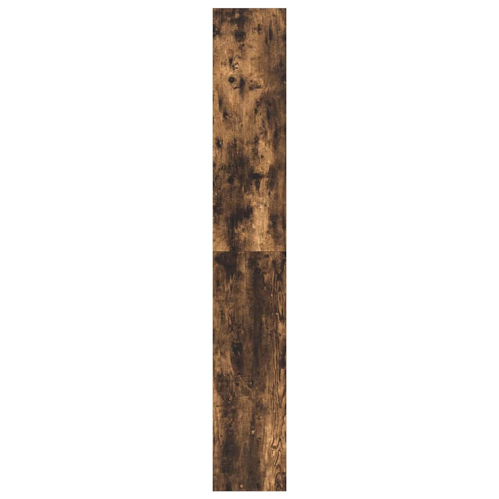 Bibliothèque Chêne fumé 80 x 30 x 198 cm Bois d'ingénierie - XIOS