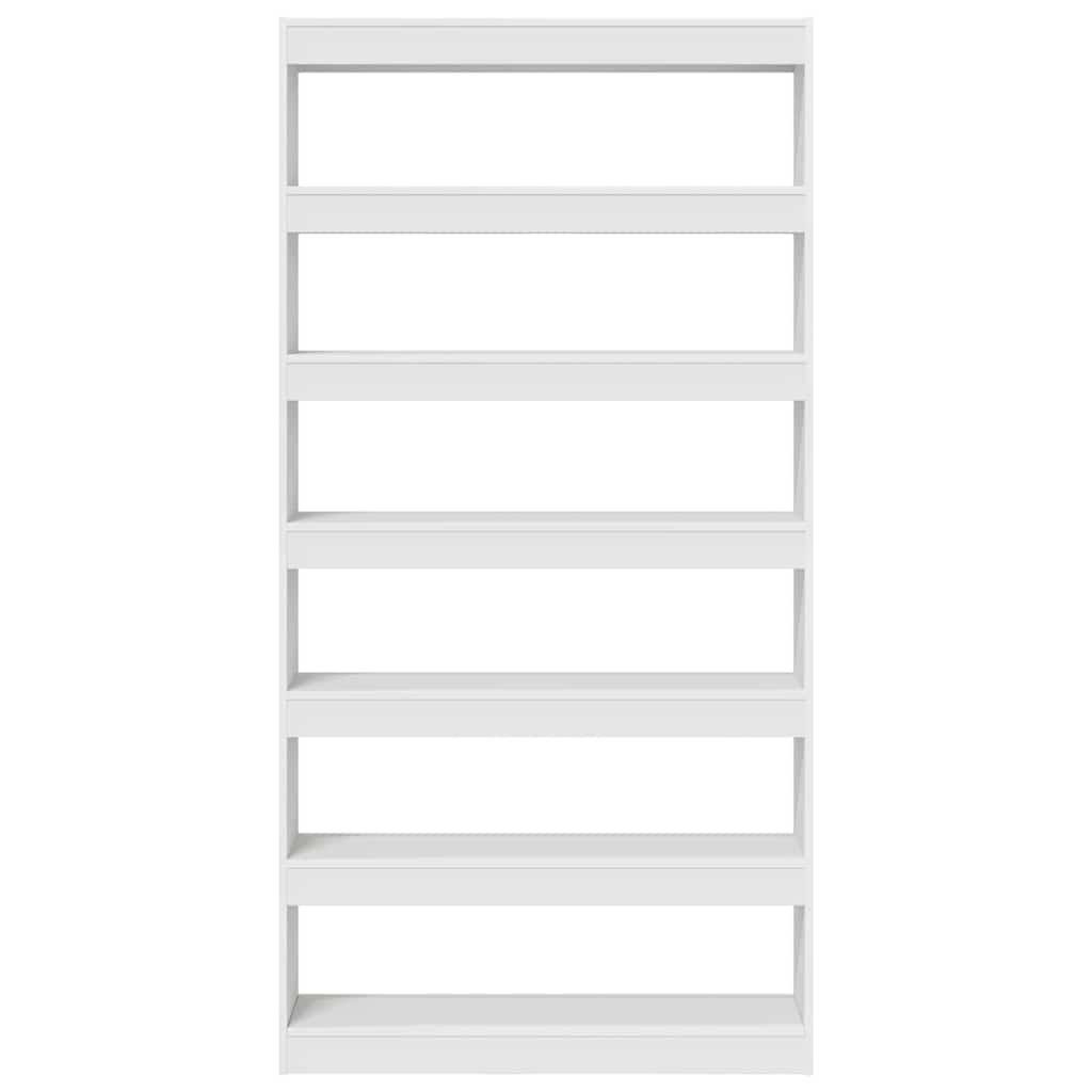 Bibliothèque 6 niveaux 100 x 30 x 198 cm Bois d'ingénierie