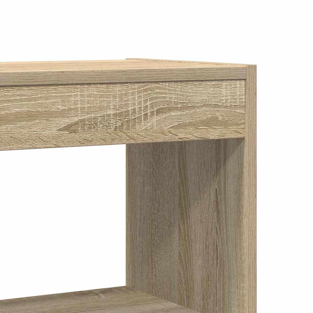 Bibliothèque 6 niveaux 100 x 30 x 198 cm Bois d'ingénierie