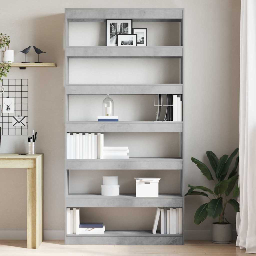 Bibliothèque 6 niveaux 100 x 30 x 198 cm Bois d'ingénierie