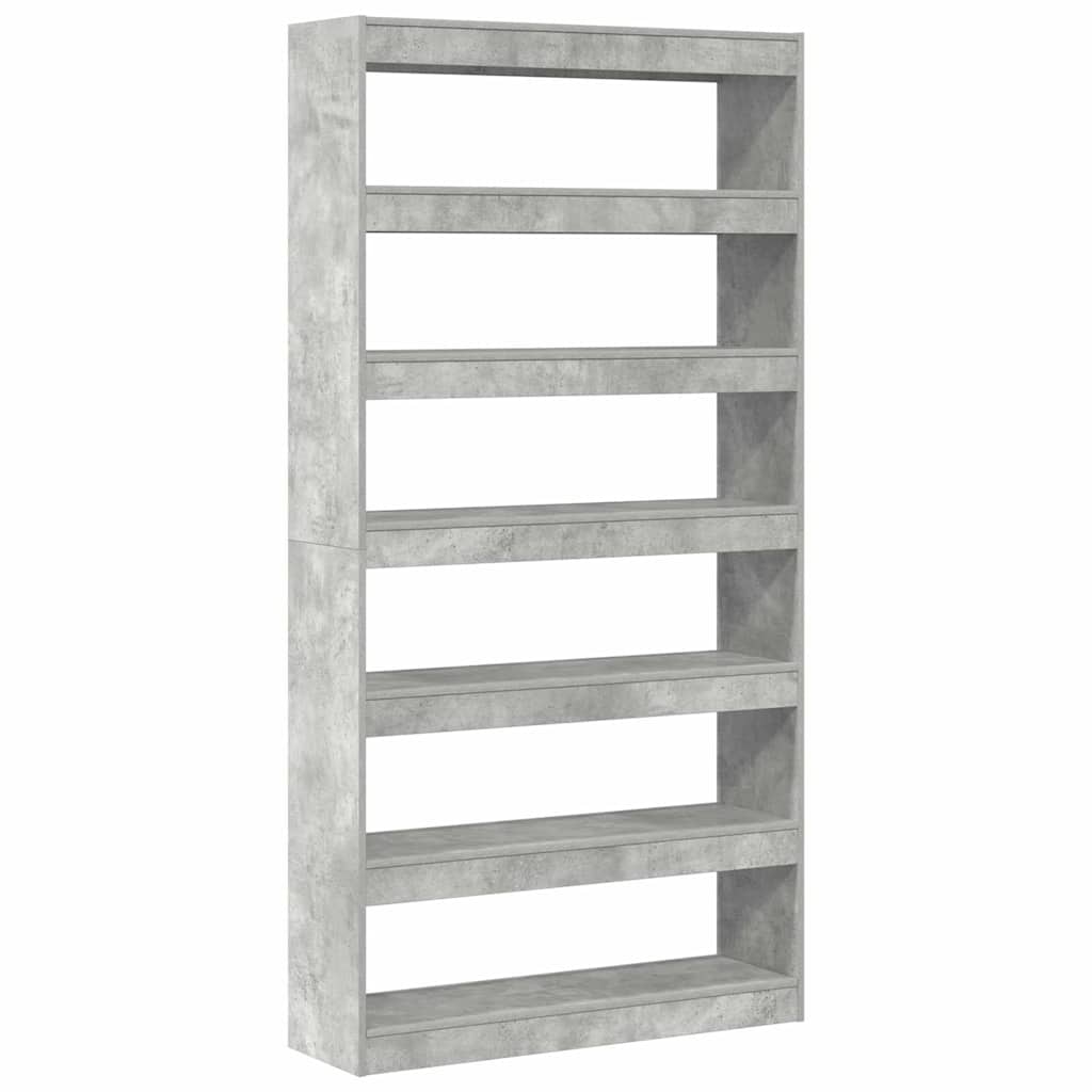 Bibliothèque 6 niveaux 100 x 30 x 198 cm Bois d'ingénierie