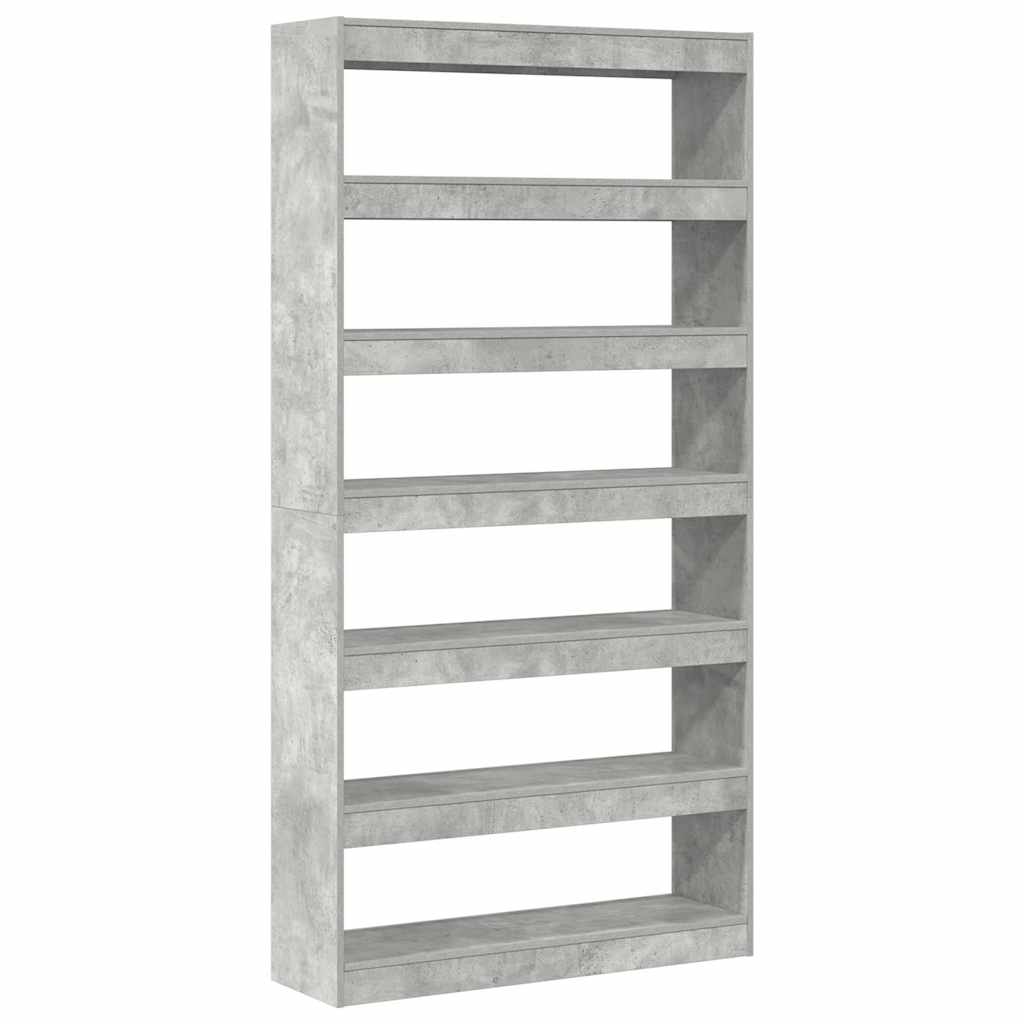 Bibliothèque 6 niveaux 100 x 30 x 198 cm Bois d'ingénierie