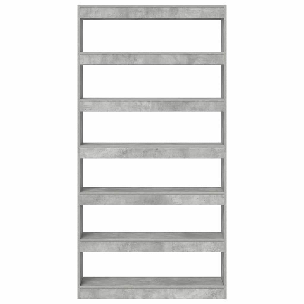 Bibliothèque 6 niveaux 100 x 30 x 198 cm Bois d'ingénierie