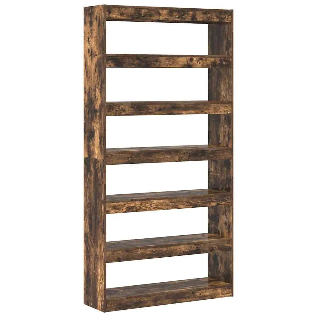 Bibliothèque 6 niveaux 100 x 30 x 198 cm Bois d’ingénierie - XIOS