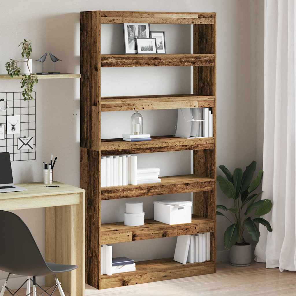 Bibliothèque Bois de récupération 100 x 30 x 198 cm - XIOS