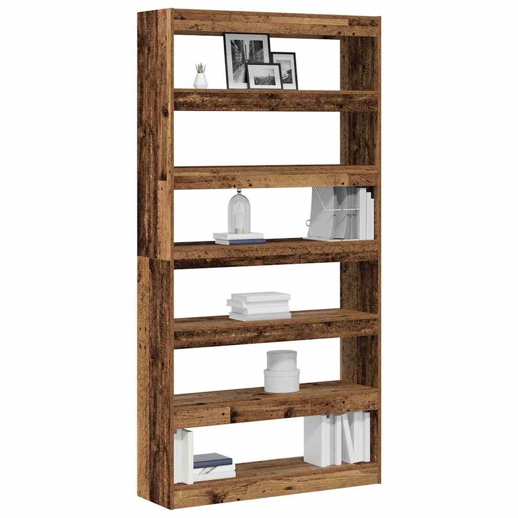 Bibliothèque Bois de récupération 100 x 30 x 198 cm - XIOS