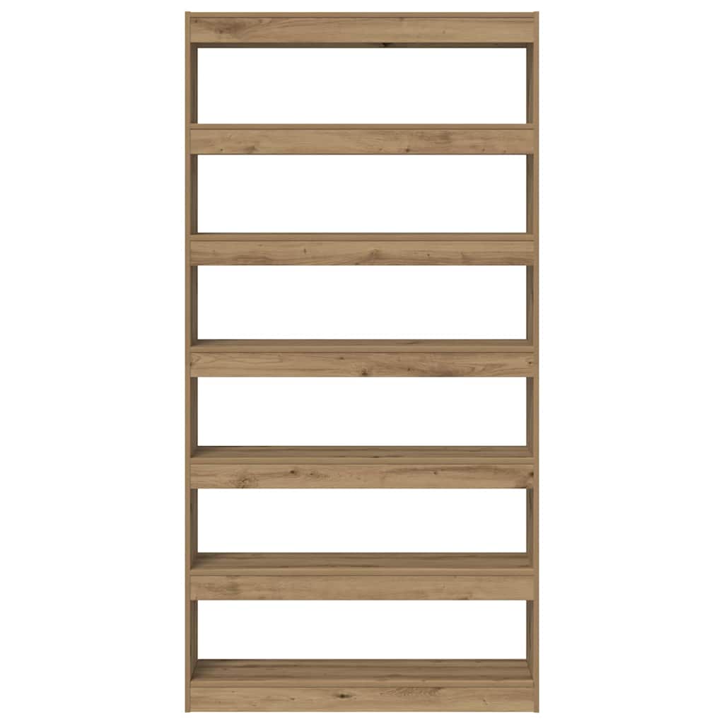 Bibliothèque 6 niveaux 100 x 30 x 198 cm Bois d'ingénierie