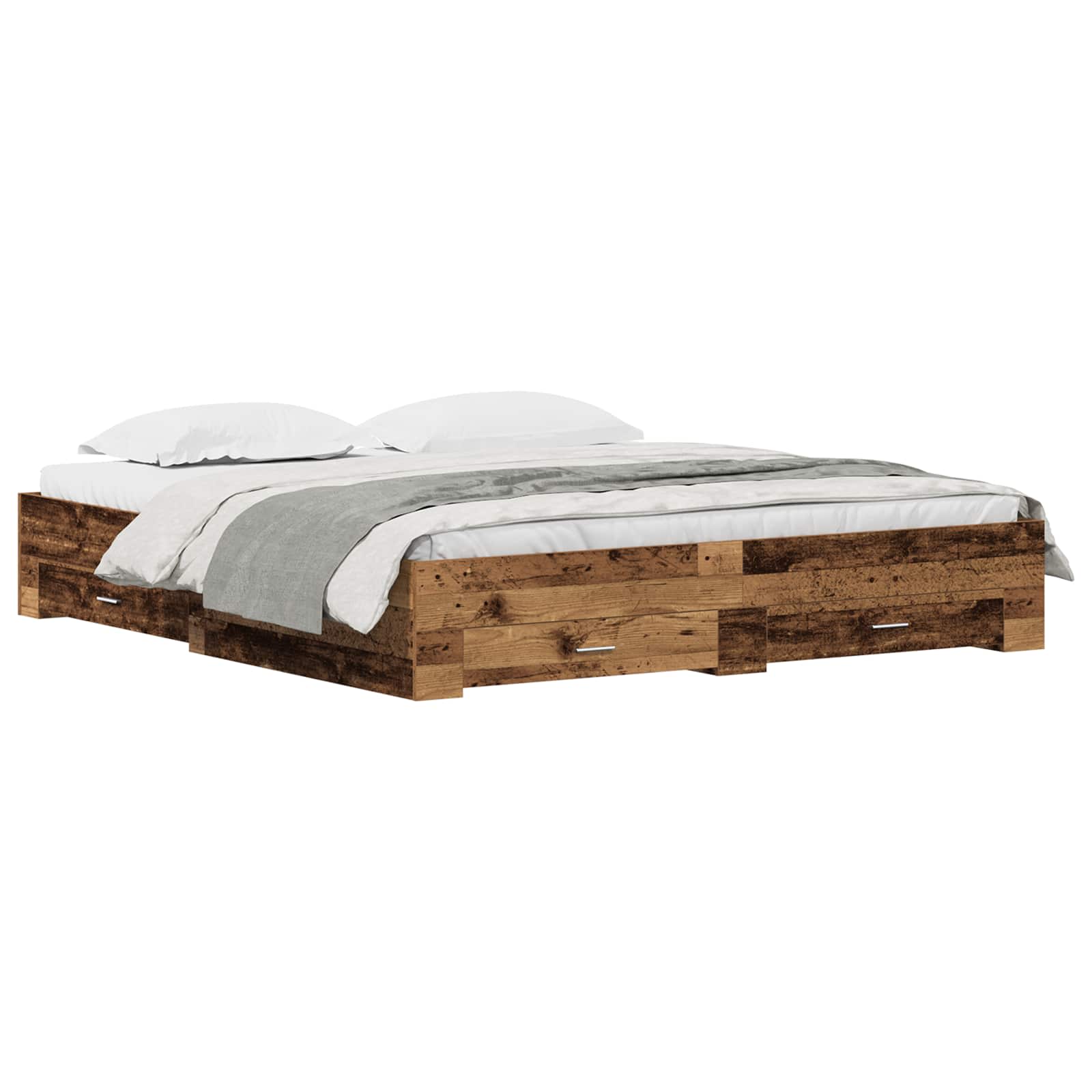 Cadre de lit Bois Ancien 180 x 200 cm Bois d'ingénierie - XIOS