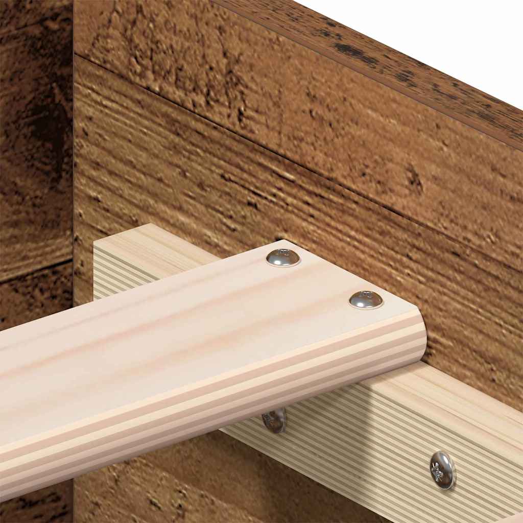 Cadre de lit Bois Ancien 135 x 190 cm Bois d'ingénierie - XIOS