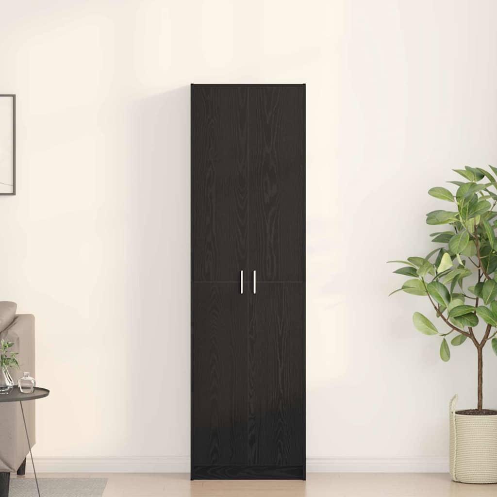 Armoire Chêne noir 55 x 25 x 189 cm Bois d'ingénierie - XIOS