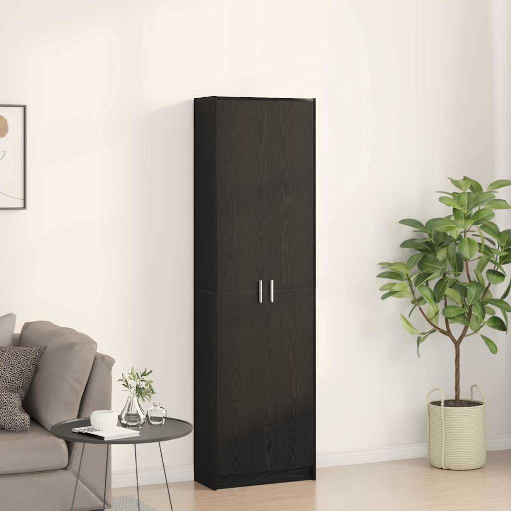 Armoire Chêne noir 55 x 25 x 189 cm Bois d'ingénierie - XIOS