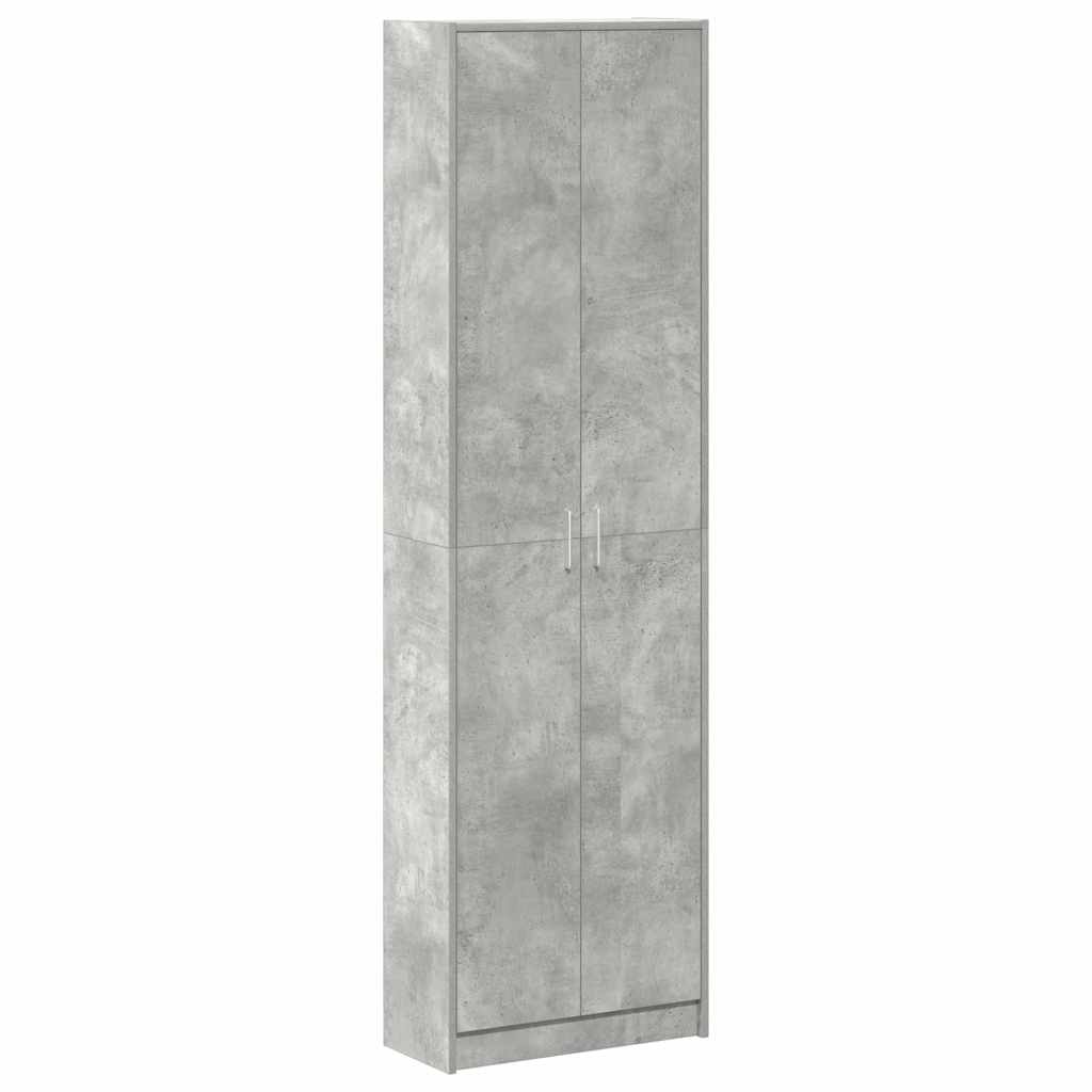 Armoire Gris béton 55 x 25 x 189 cm Bois d'ingénierie - XIOS