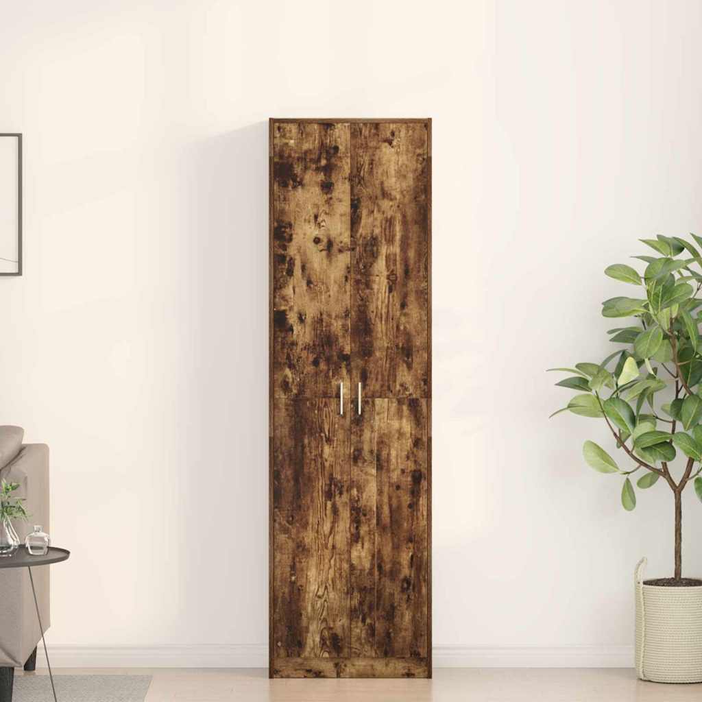 Armoire Chêne fumé 55 x 25 x 189 cm Bois d'ingénierie - XIOS