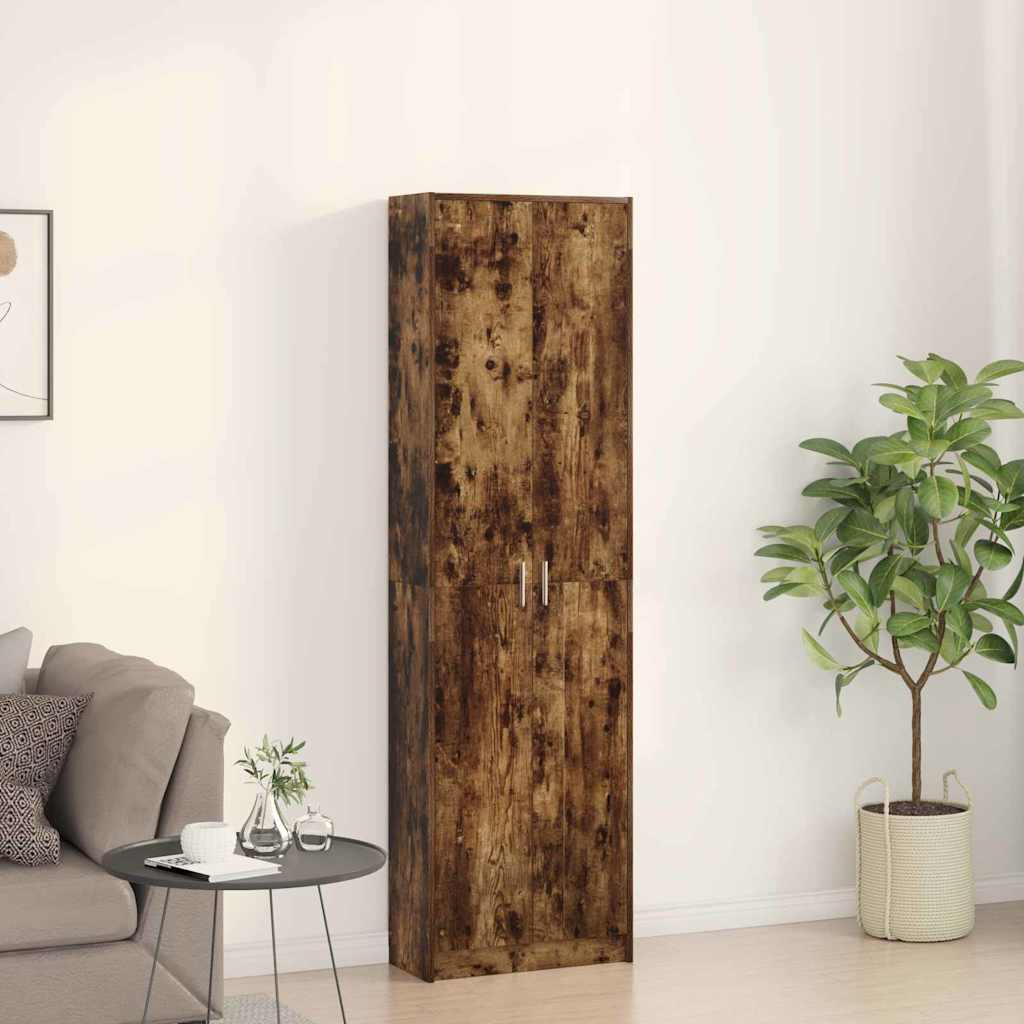 Armoire Chêne fumé 55 x 25 x 189 cm Bois d'ingénierie - XIOS