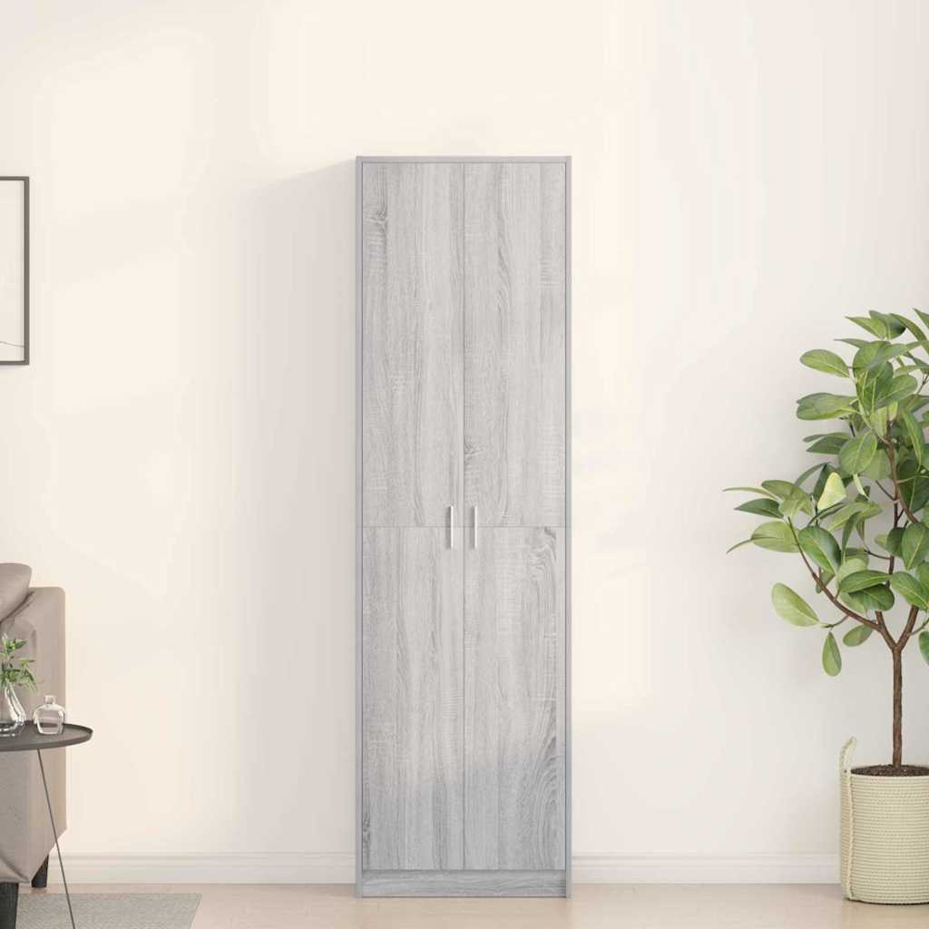 Armoire Sonoma gris 55 x 25 x 189 cm Bois d'ingénierie - XIOS