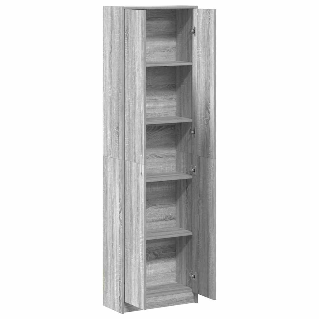 Armoire Gris Sonoma 55 x 25 x 189 cm Bois d'ingénierie