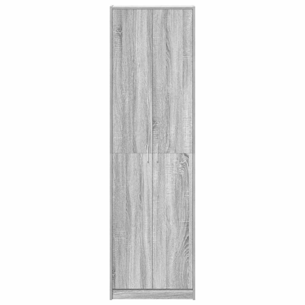 Armoire Gris Sonoma 55 x 25 x 189 cm Bois d'ingénierie