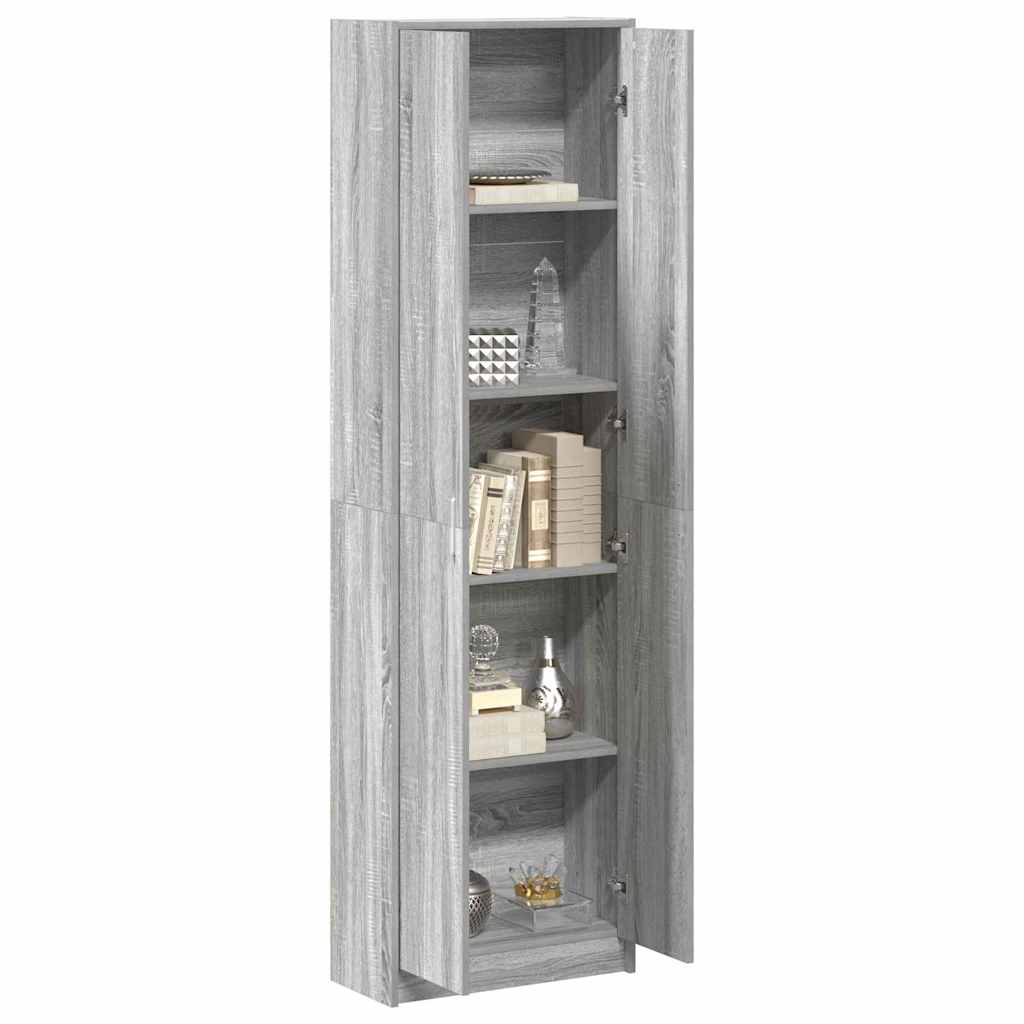 Armoire Gris Sonoma 55 x 25 x 189 cm Bois d'ingénierie