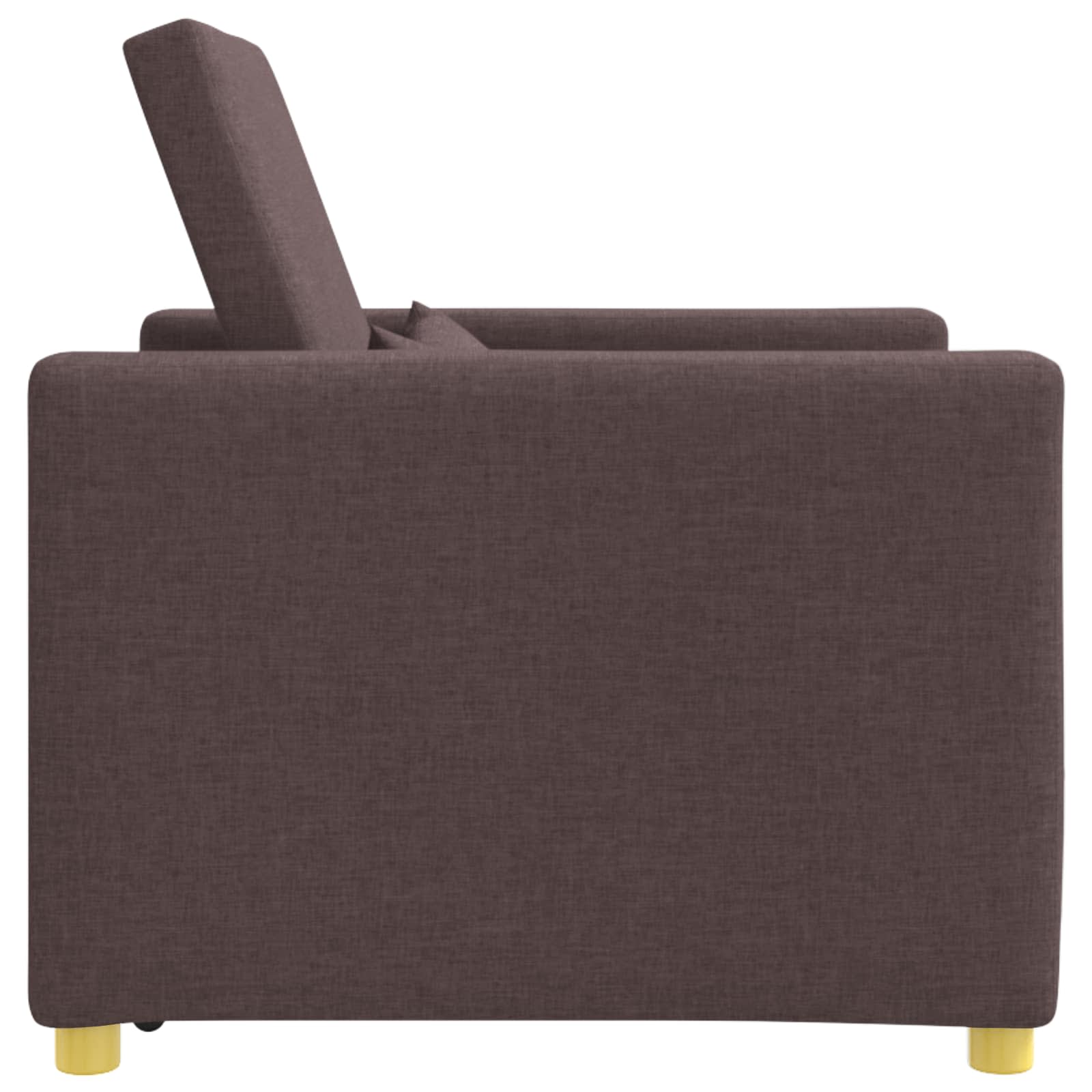 Canapé-lit escamotable simple Marron foncé 90 x 165 x 87 cm - XIOS