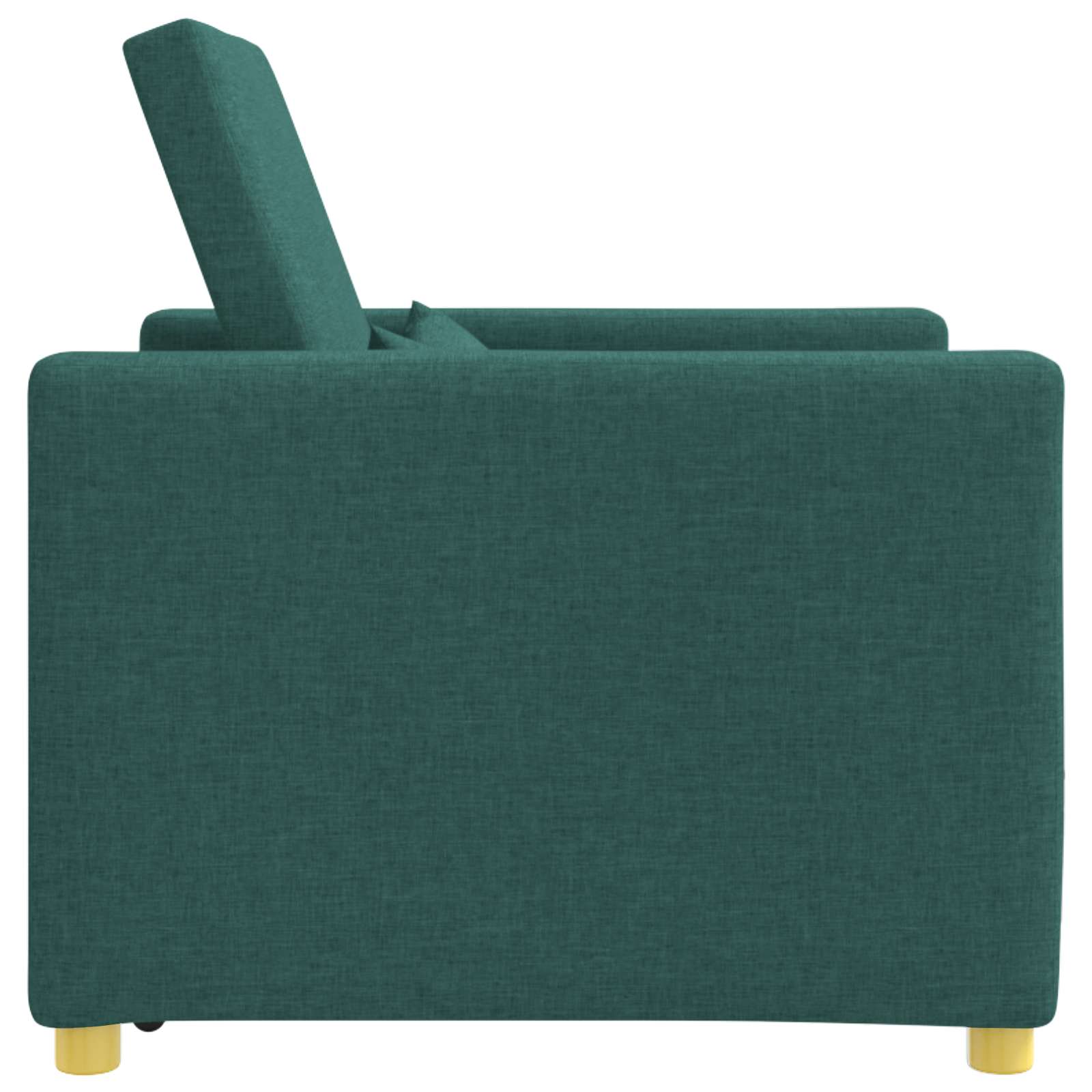 Canapé-lit escamotable simple Vert foncé 90 x 165 x 87 cm tissu - XIOS