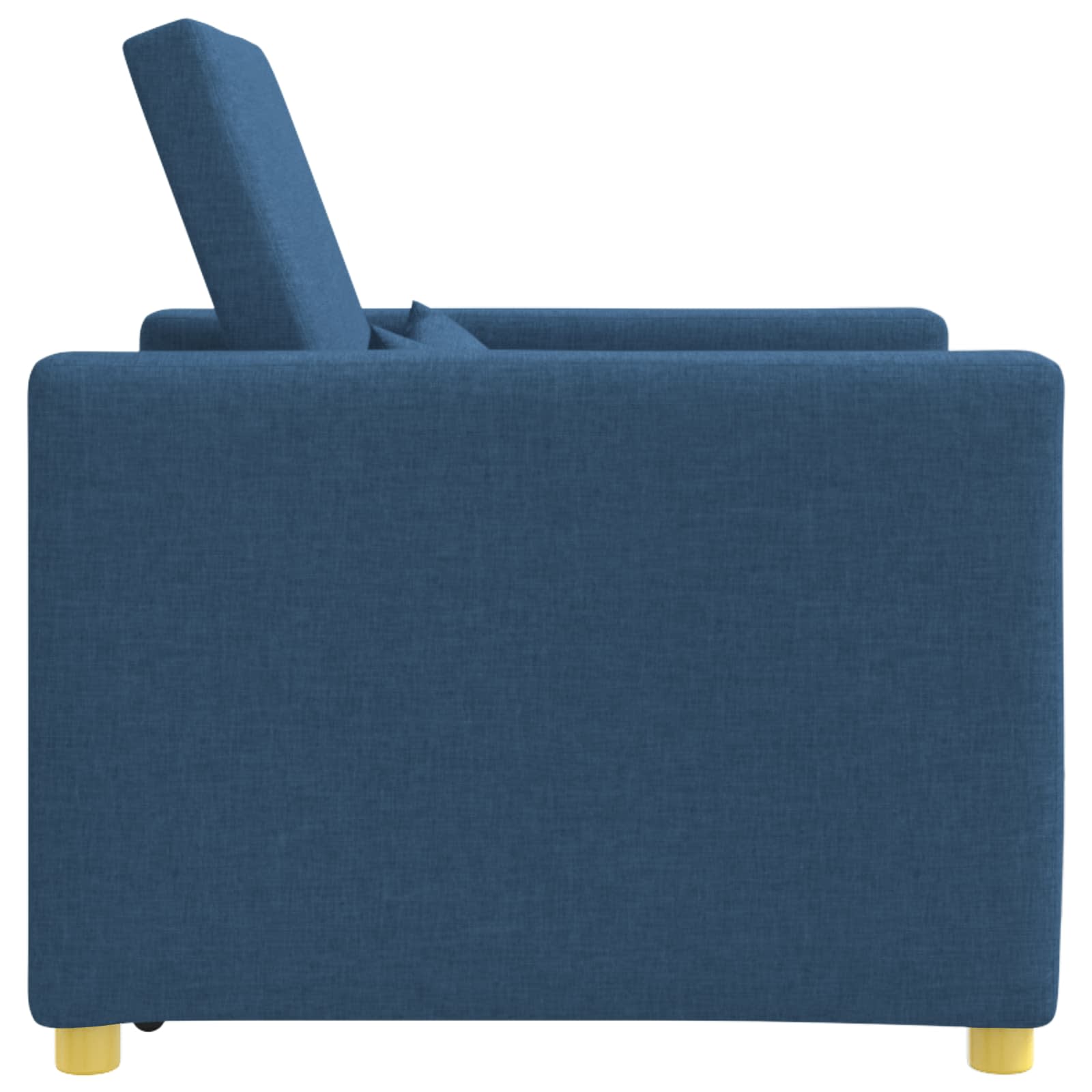 Canapé-lit escamotable simple Bleu 90 x 165 x 87 cm tissu - XIOS