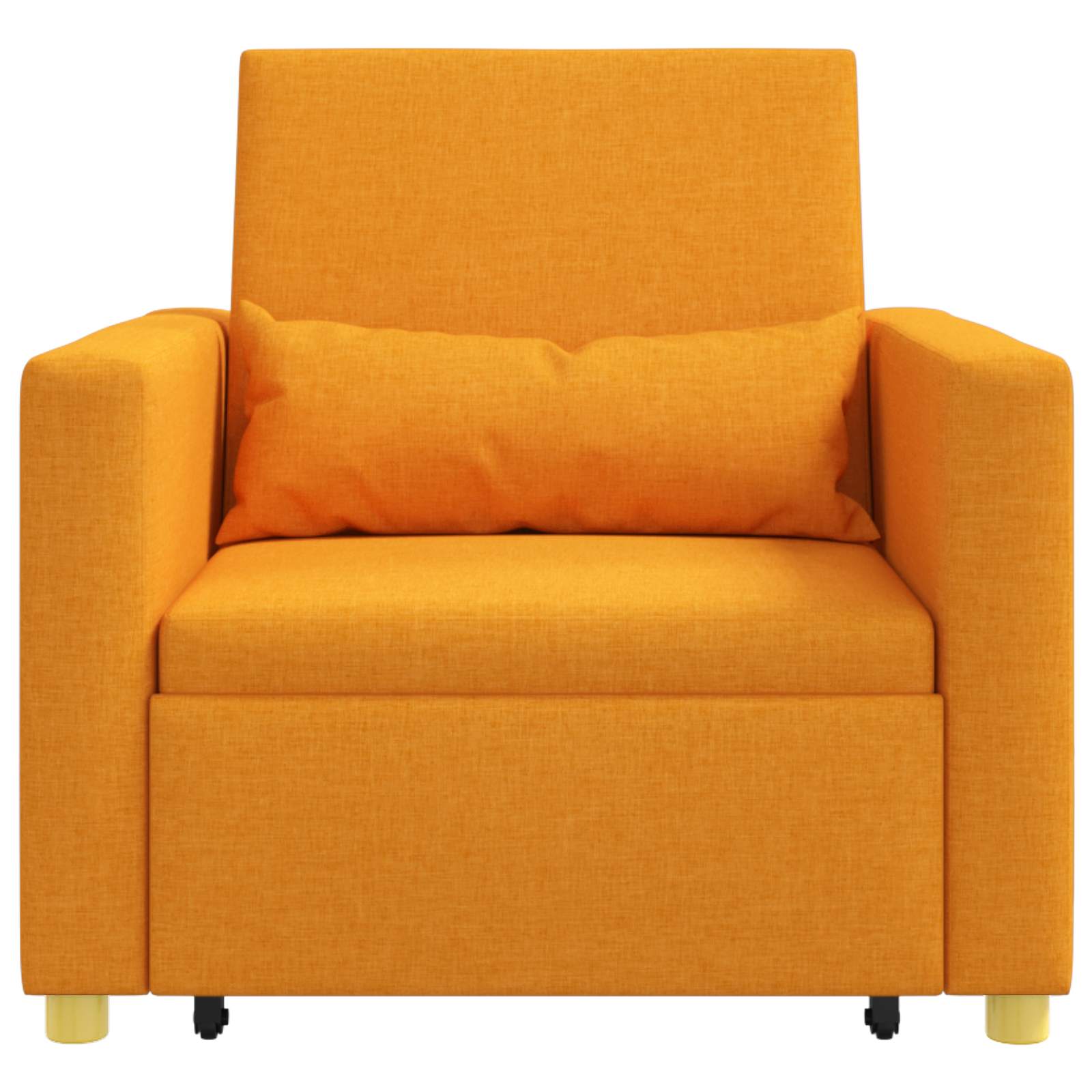 Canapé-lit escamotable simple Jaune foncé 90 x 165 x 87 cm - XIOS