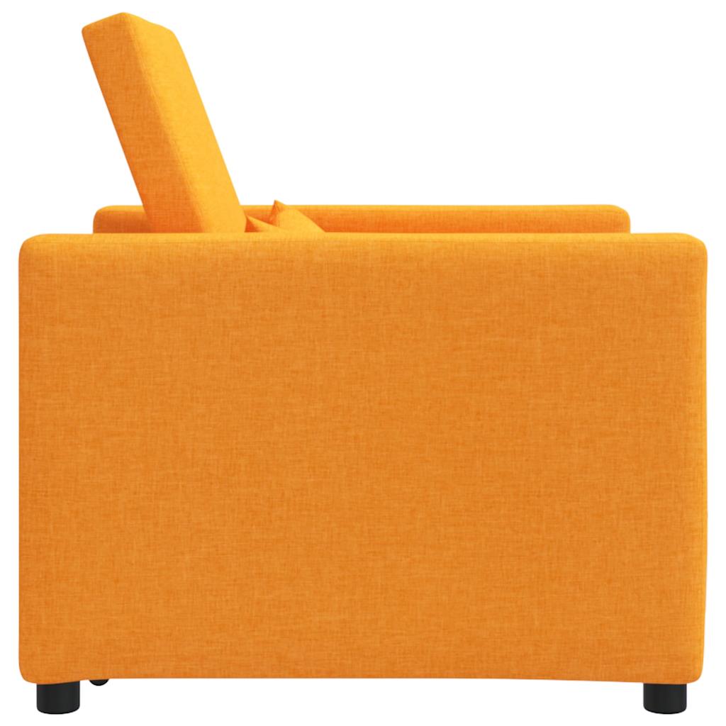 Canapé Lit Simple Jaune foncé 90 x 165 x 87 cm tissu - XIOS