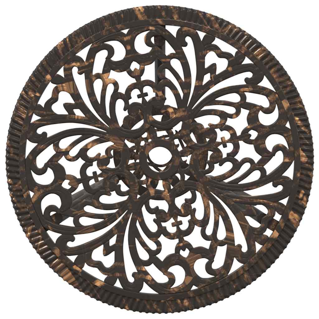 Ensemble bistro de jardin 3 pcs Bronze Aluminium - XIOS