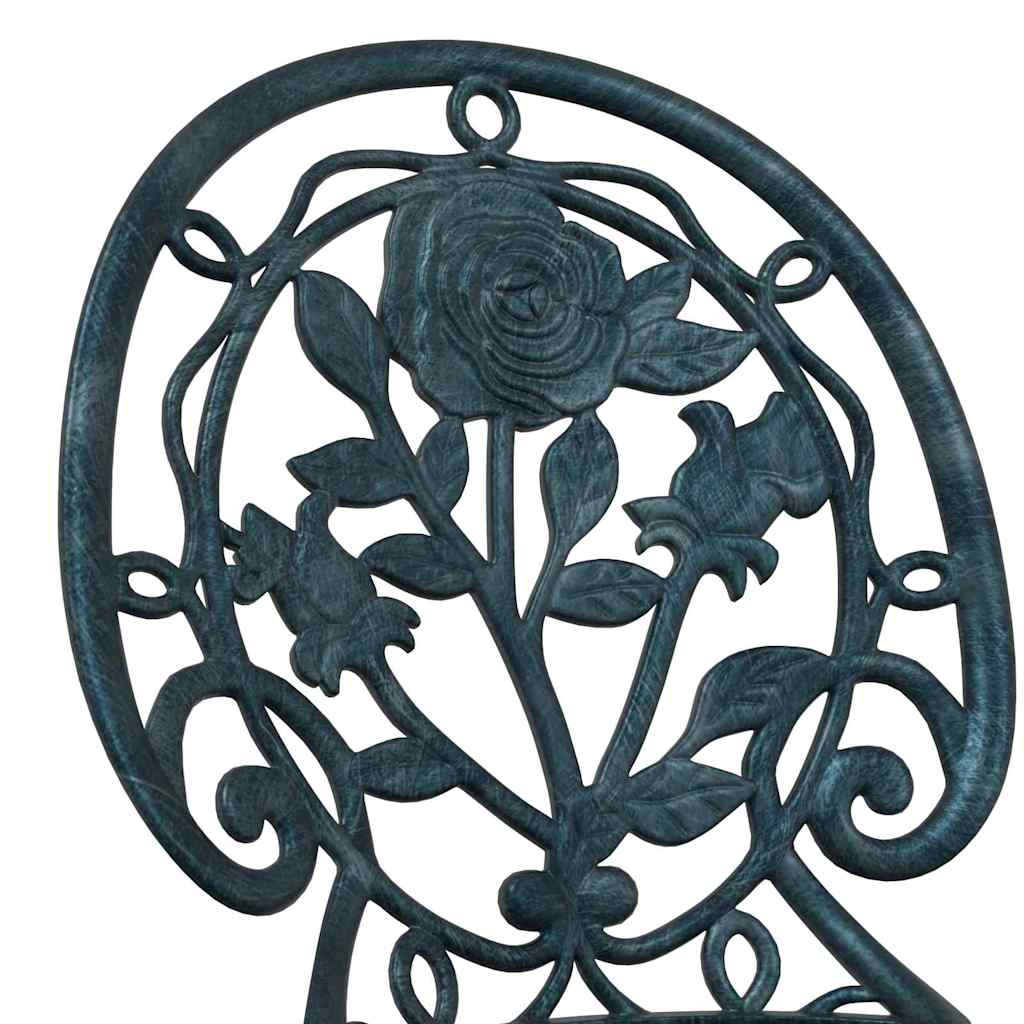 Ensemble bistro de jardin 3 pcs Vert Aluminium - XIOS