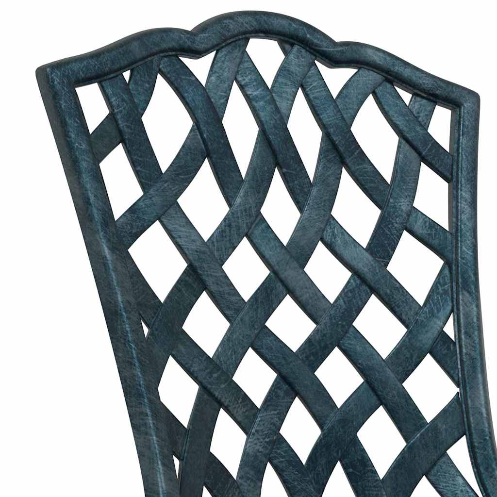 Ensemble bistro de jardin 3 pcs Vert Aluminium - XIOS