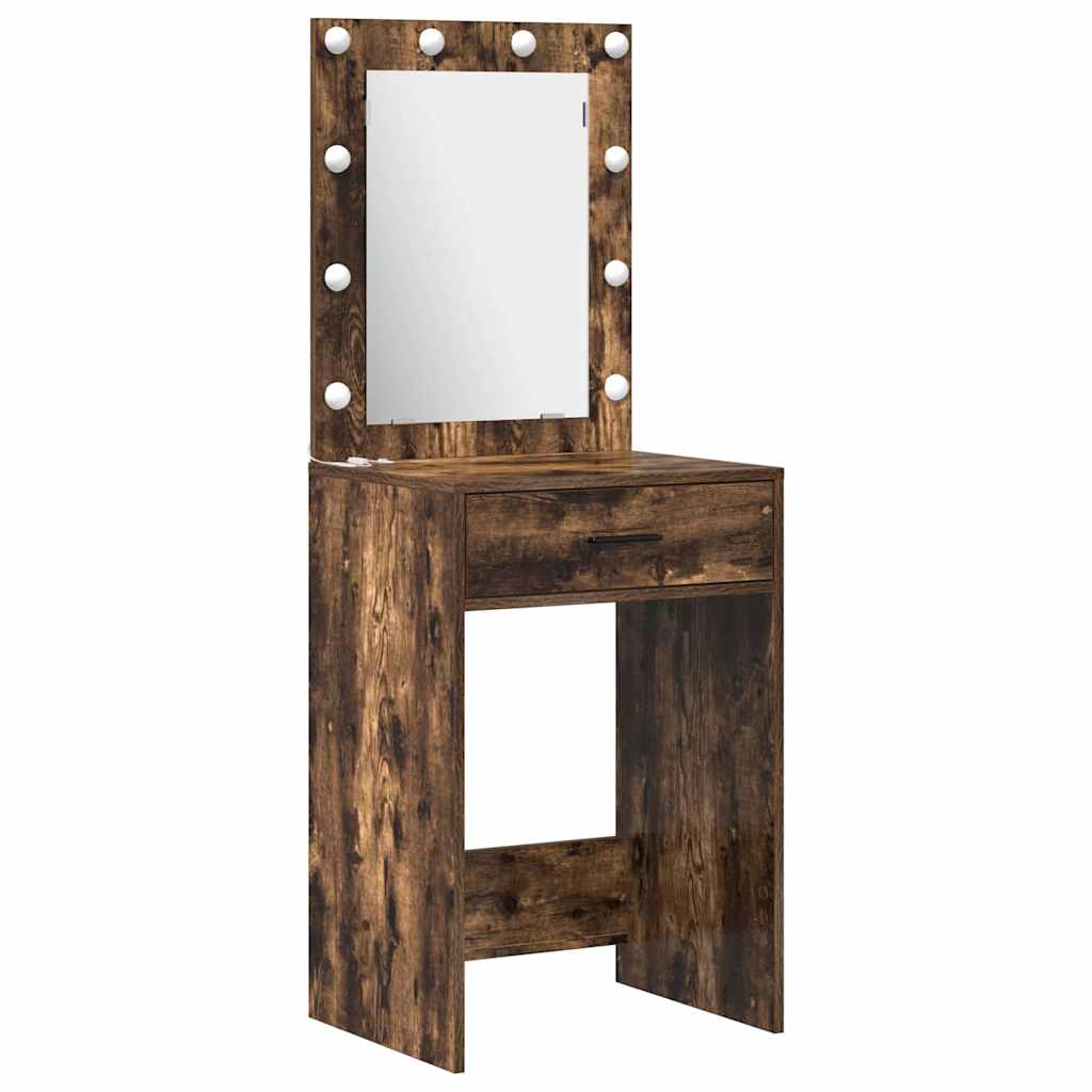 Table de Toilette avec tiroir 2 pcs Marron 50 x 41 x 135 cm - XIOS