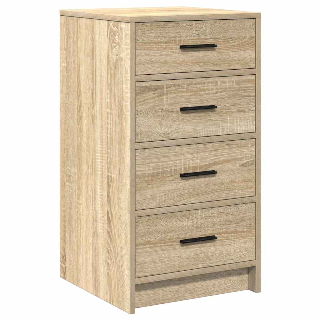 Table de Toilette avec tiroir 3 pcs Marron Bois d'ingénierie - XIOS