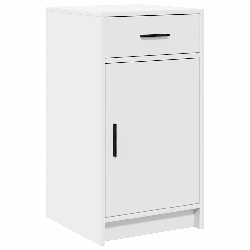 Table de Toilette avec tiroir 2 pcs Blanc 50 x 41 x 135 cm - XIOS