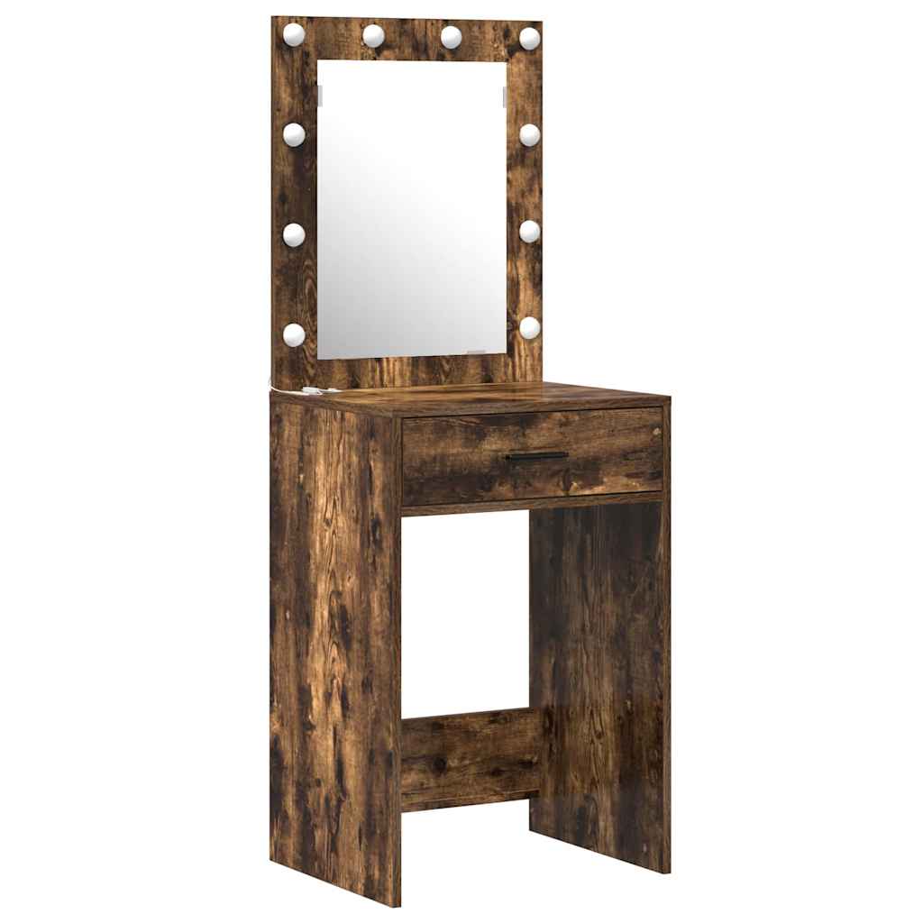 Table de Toilette avec tiroir 2 pcs Marron 50 x 41 x 135 cm - XIOS