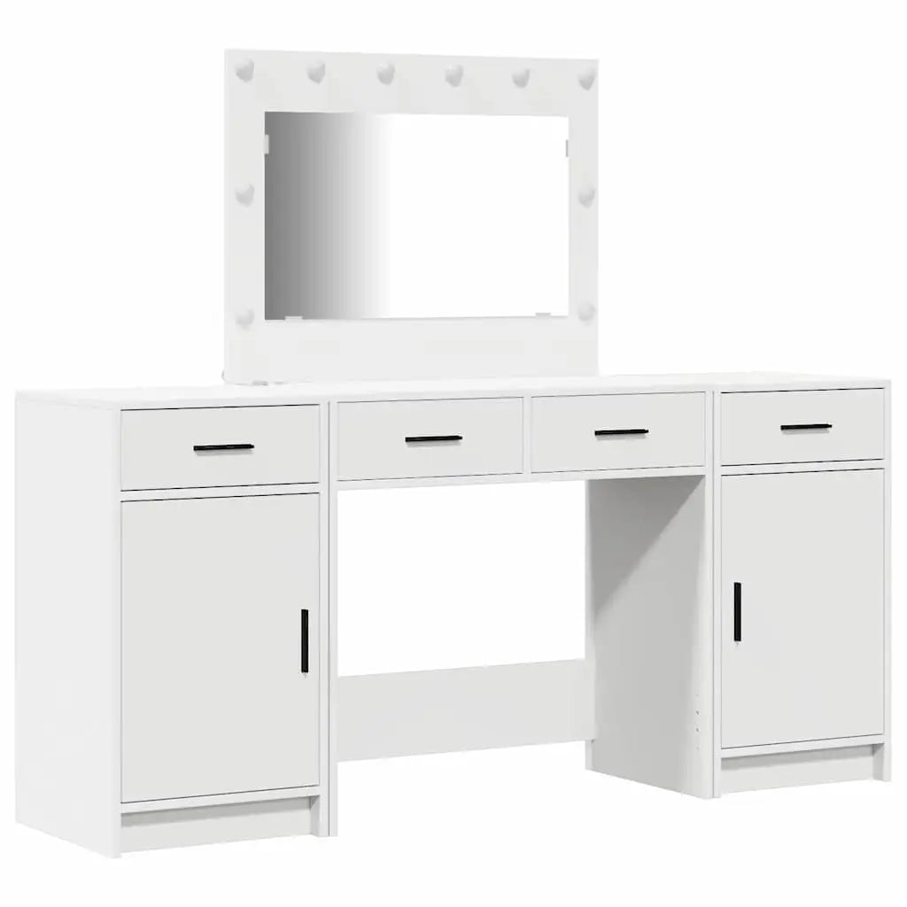 Table de Toilette 3 pc Blanc 78,5 x 41 x 135 cm - XIOS