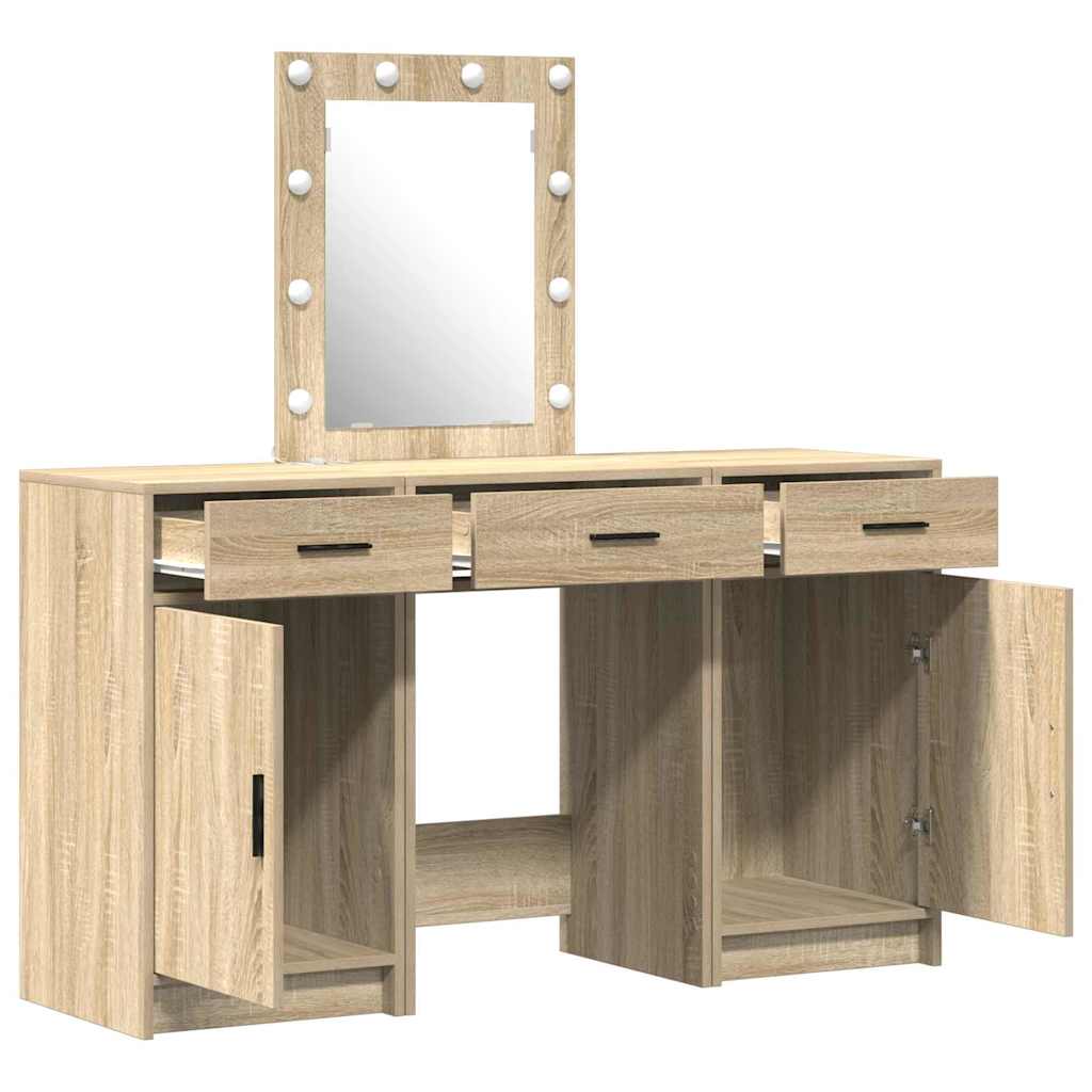 Table de Toilette Marron 50 x 41 x 135 cm Bois d'ingénierie