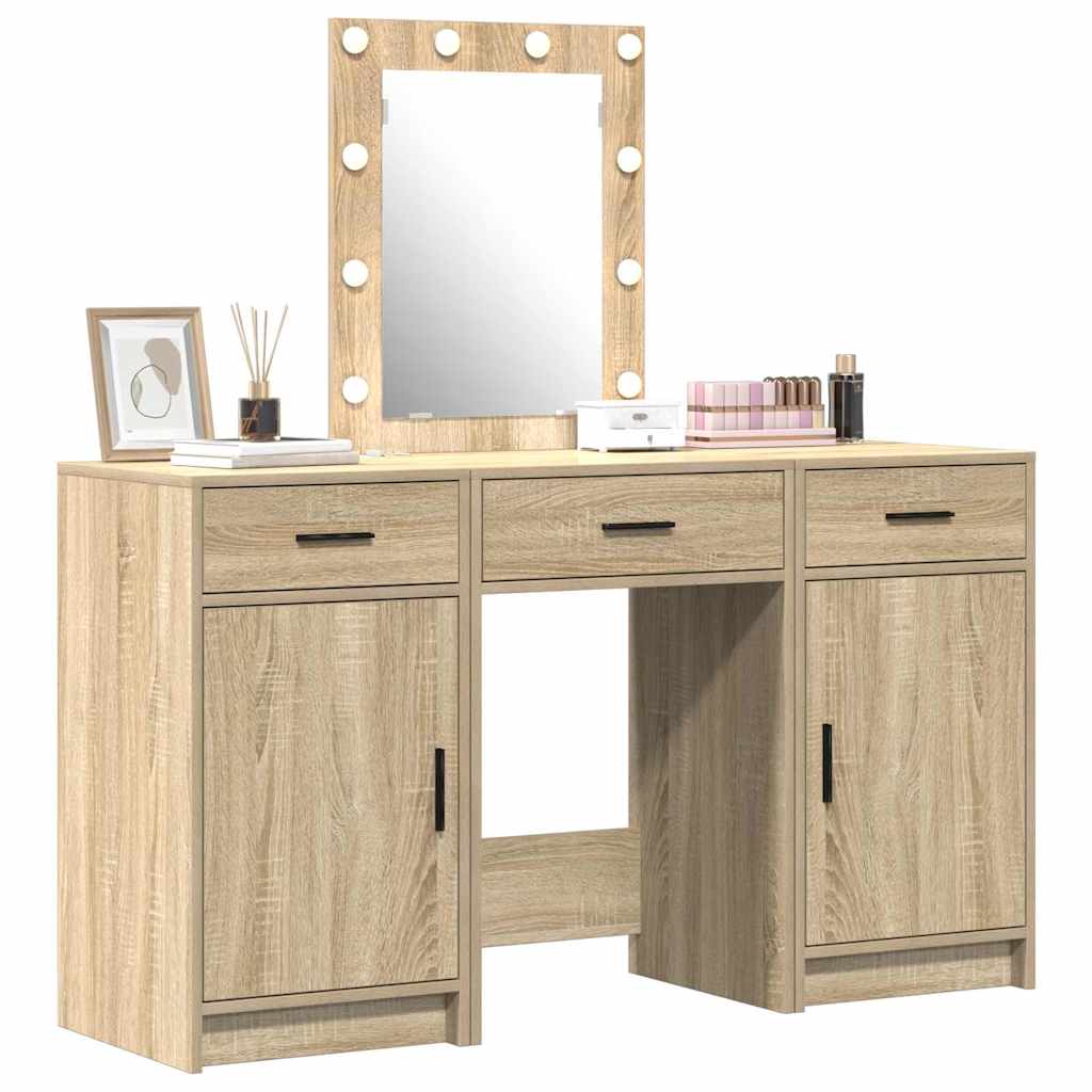 Table de Toilette Marron 50 x 41 x 135 cm Bois d'ingénierie - XIOS