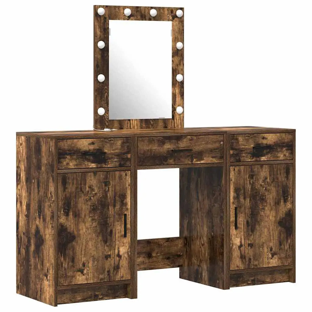 Table de Toilette Marron 50 x 41 x 135 cm Bois d’ingénierie - XIOS