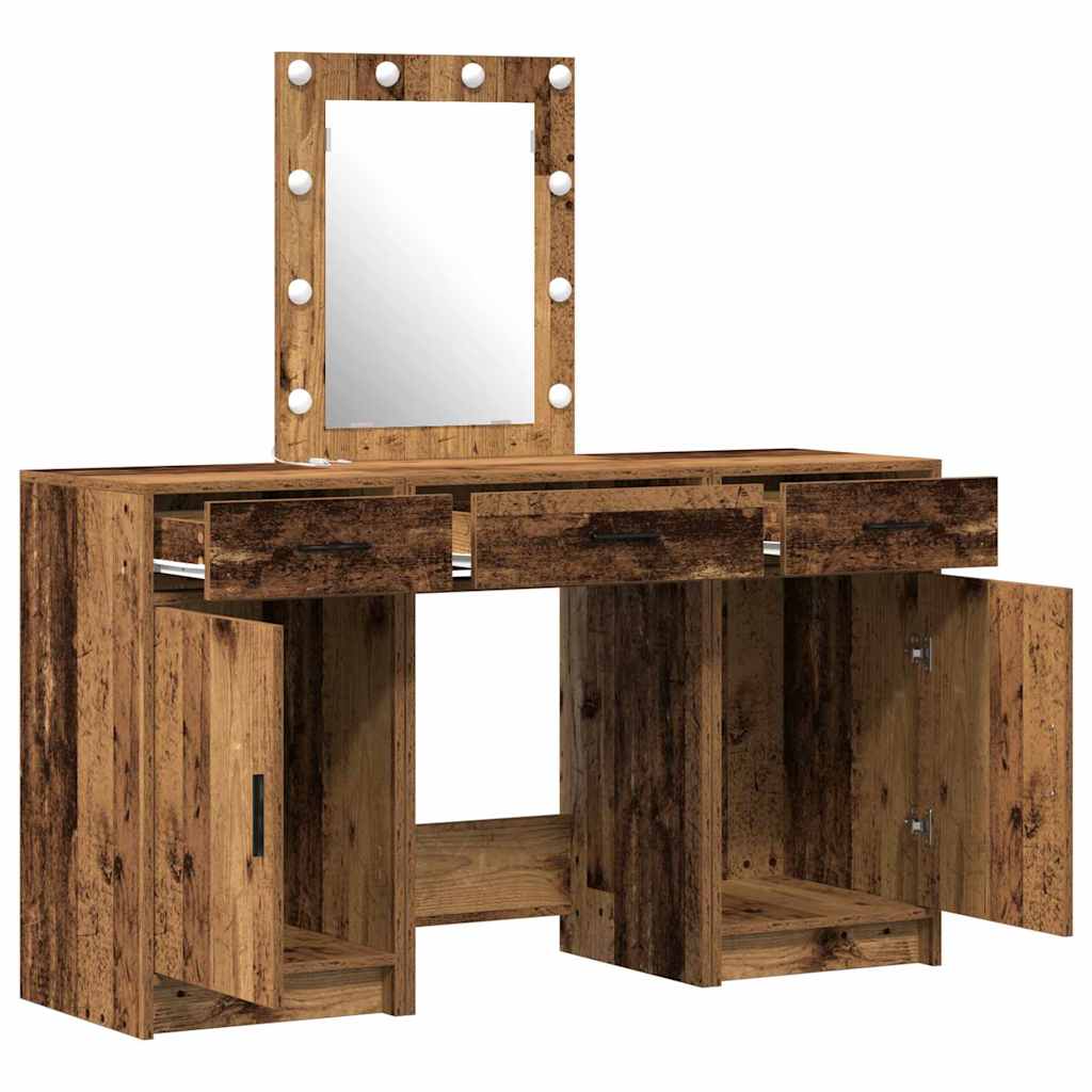 Table de Toilette Marron 50 x 41 x 135 cm Bois d'ingénierie - XIOS