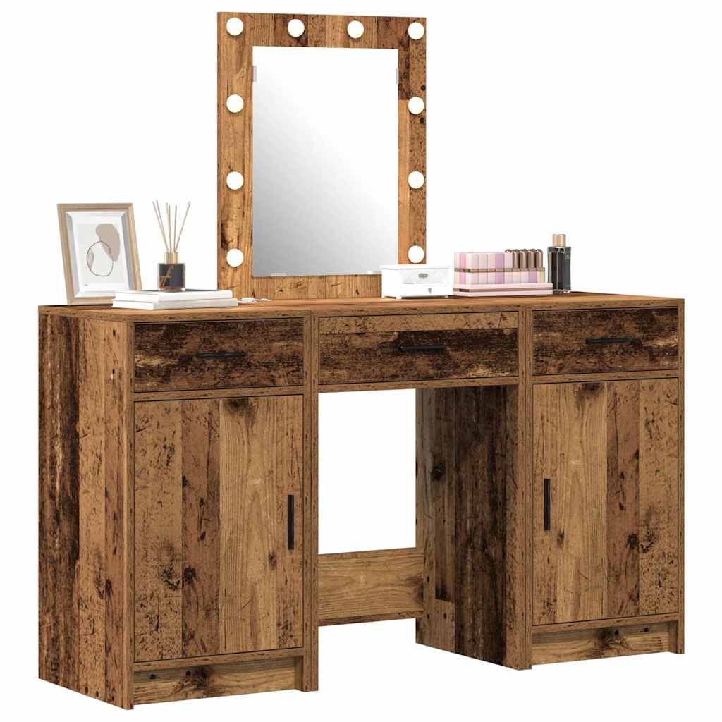 Table de Toilette Marron 50 x 41 x 135 cm Bois d'ingénierie - XIOS