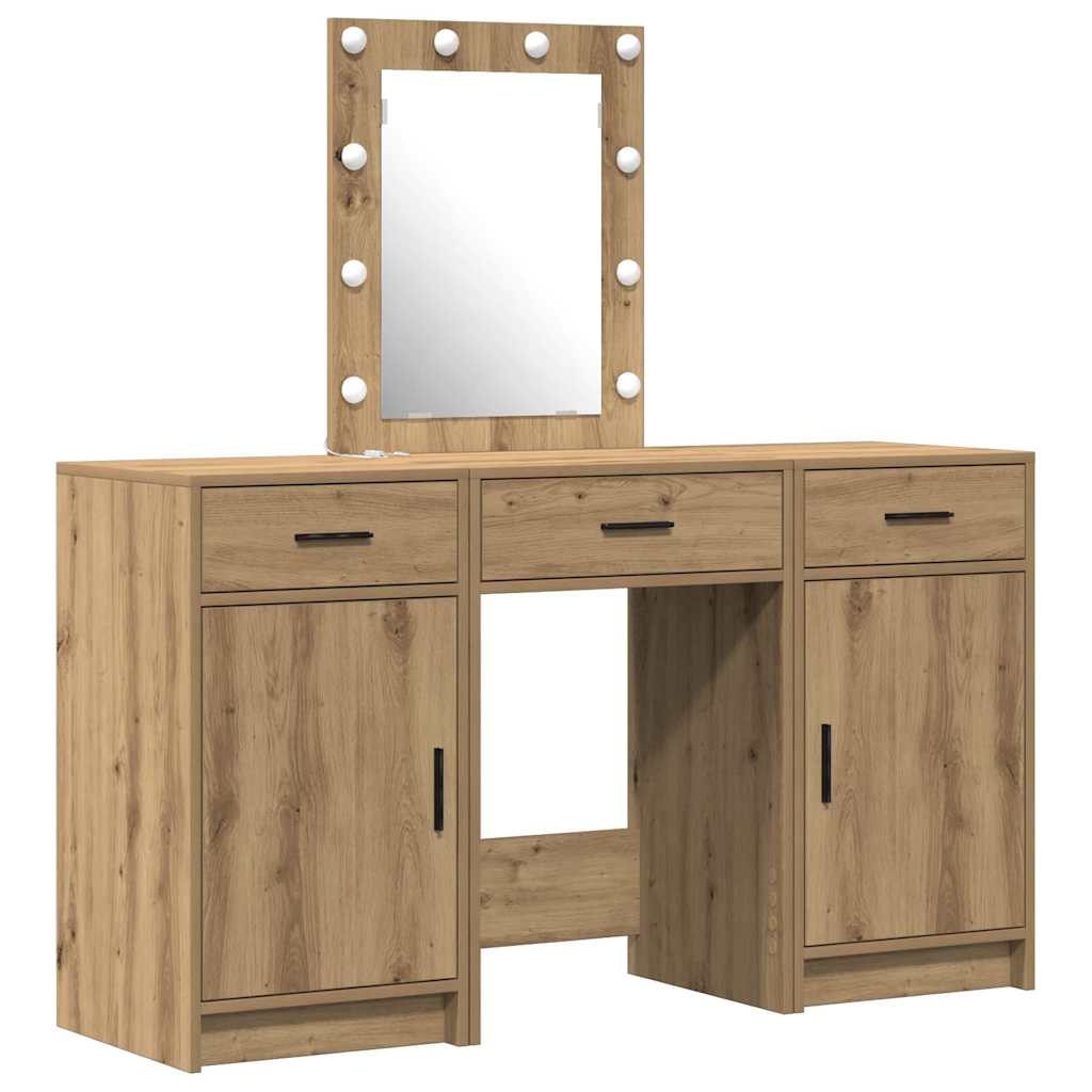 Table de Toilette Marron 50 x 41 x 135 cm Bois d'ingénierie - XIOS