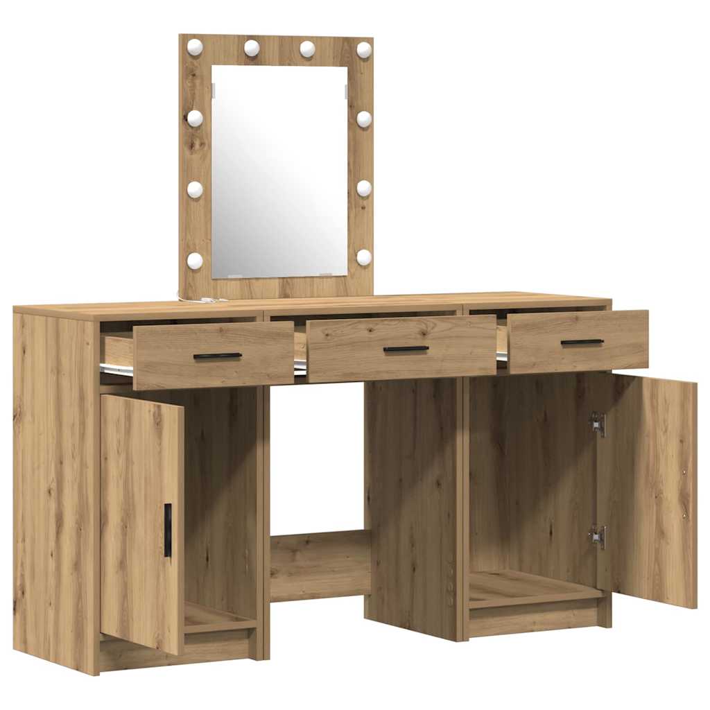 Table de Toilette Marron 50 x 41 x 135 cm Bois d'ingénierie - XIOS
