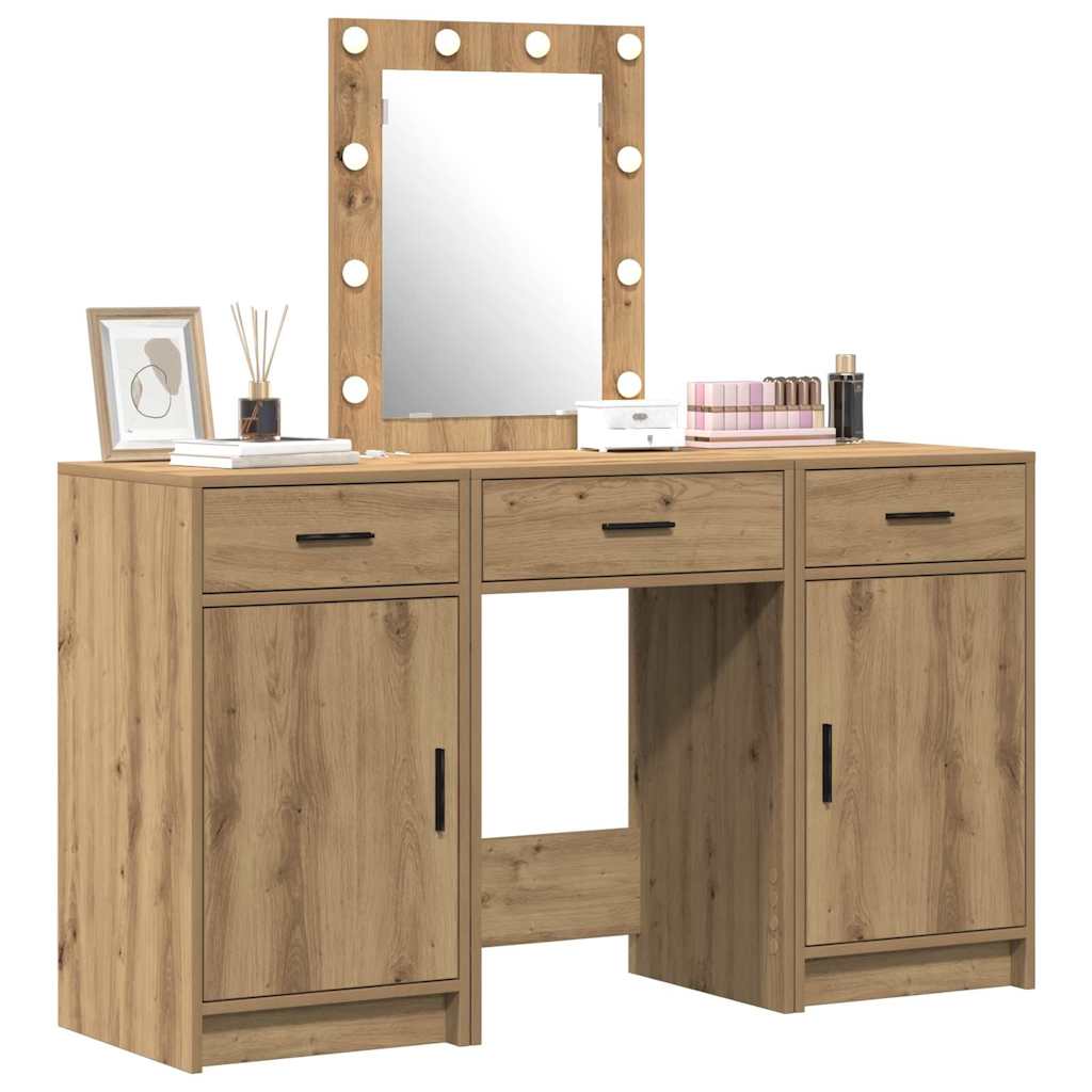 Table de Toilette Marron 50 x 41 x 135 cm Bois d'ingénierie - XIOS
