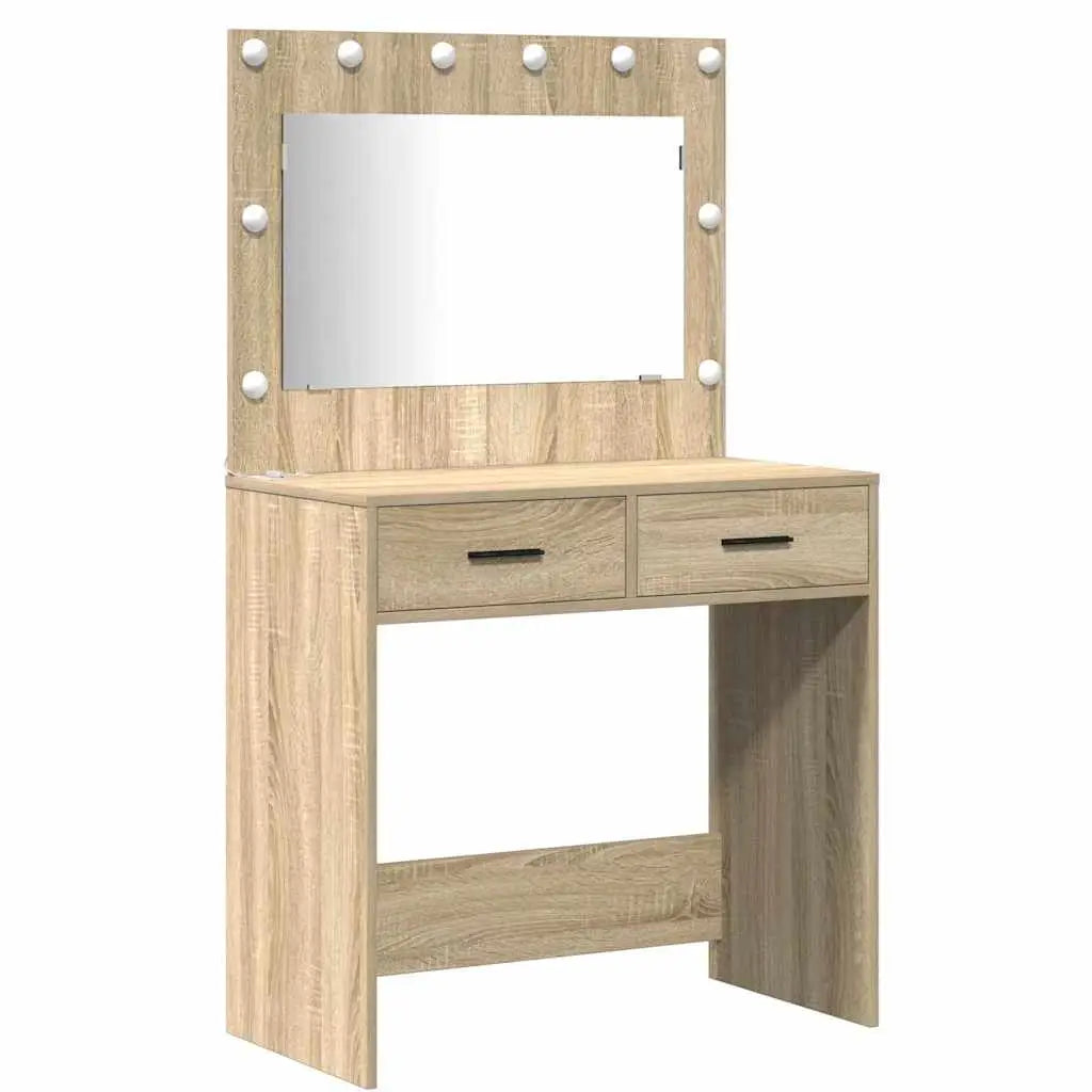Table de Toilette 2 pc Marron 78,5 x 41 x 135 cm - XIOS