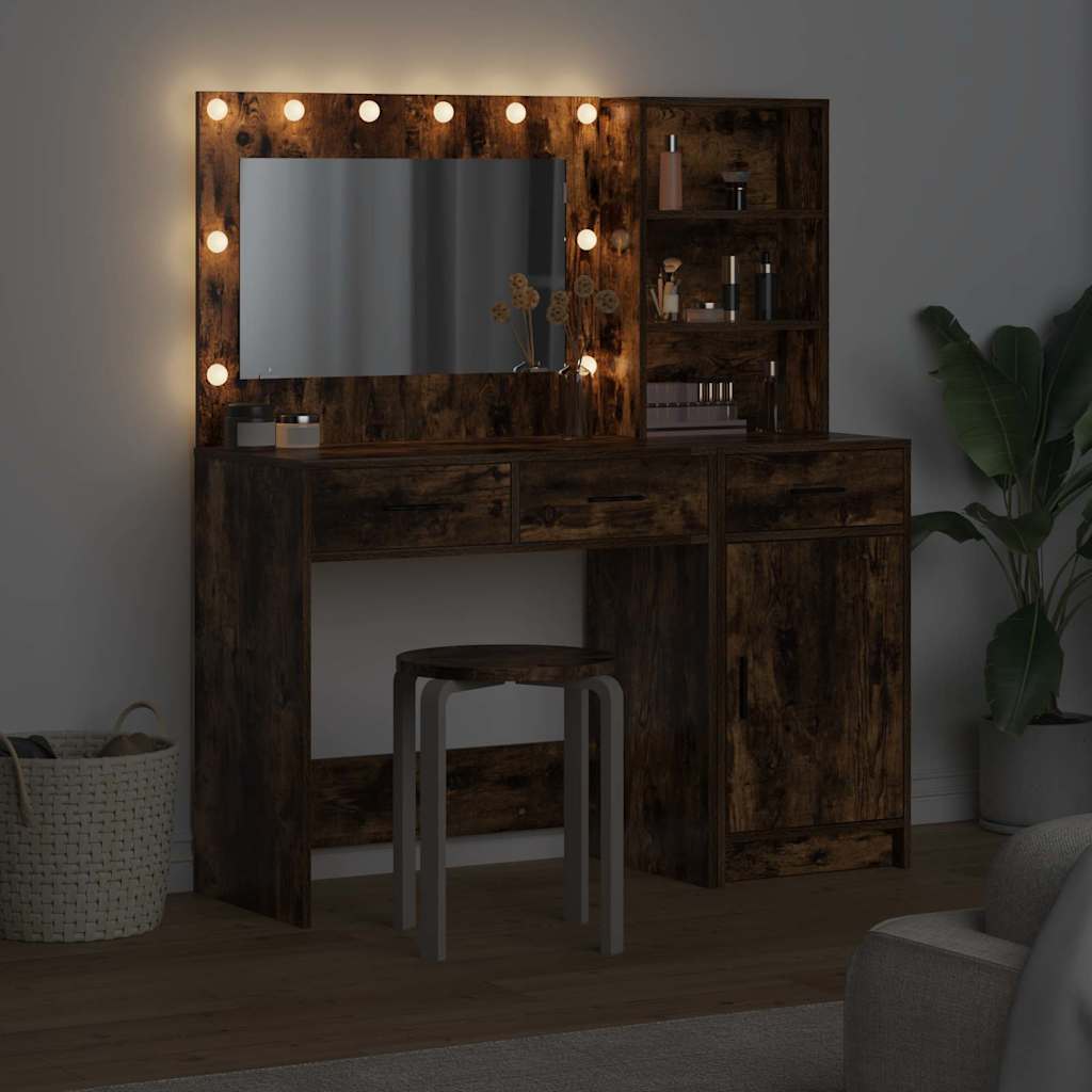 Table de Toilette 2 pc Marron 78,5 x 41 x 135 cm