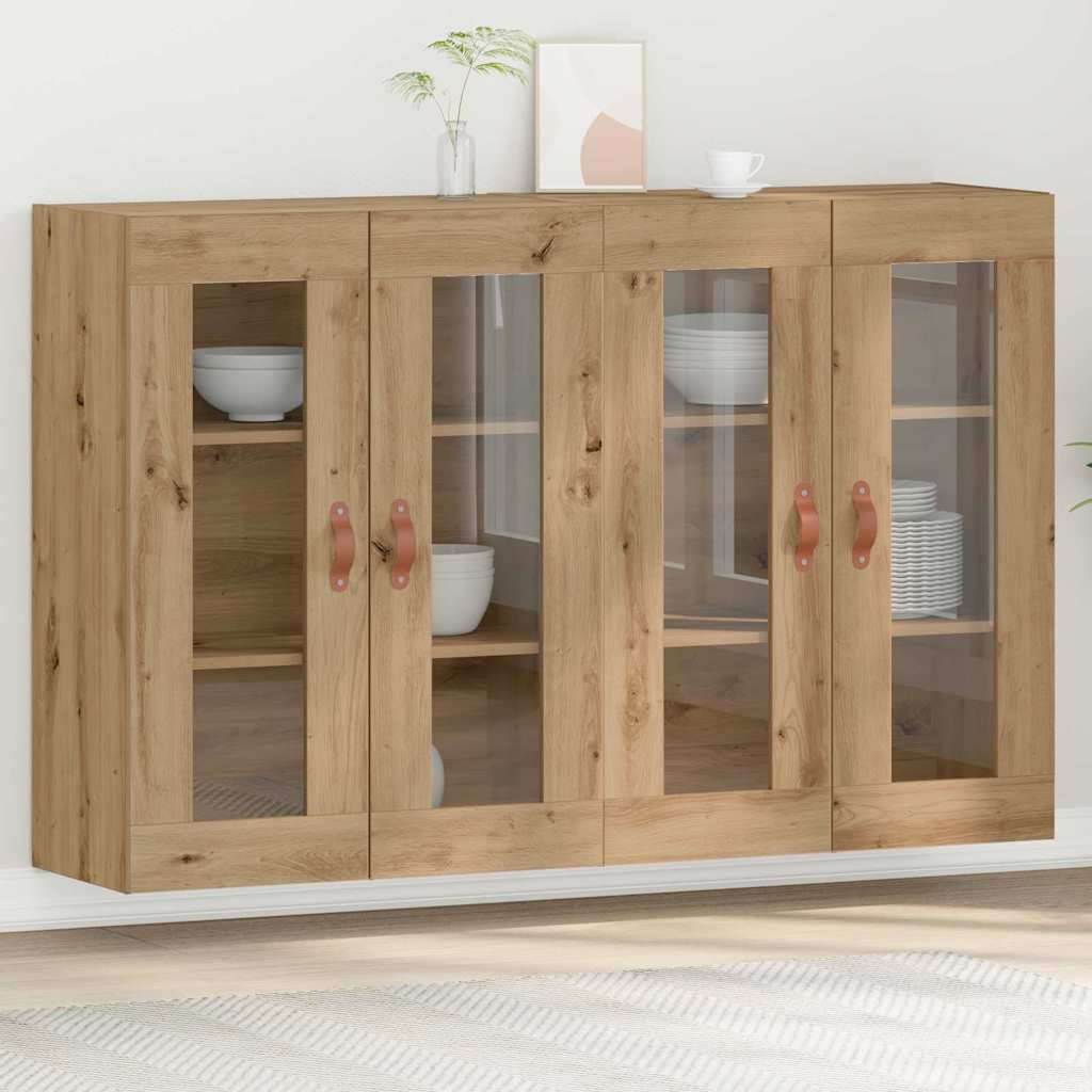 Cabinets muraux 2 pc Chêne artisanal 69,5 x 34 x 90 cm