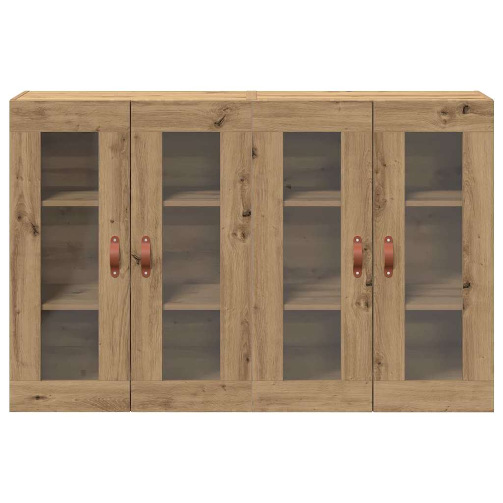 Cabinets muraux 2 pc Chêne artisanal 69,5 x 34 x 90 cm