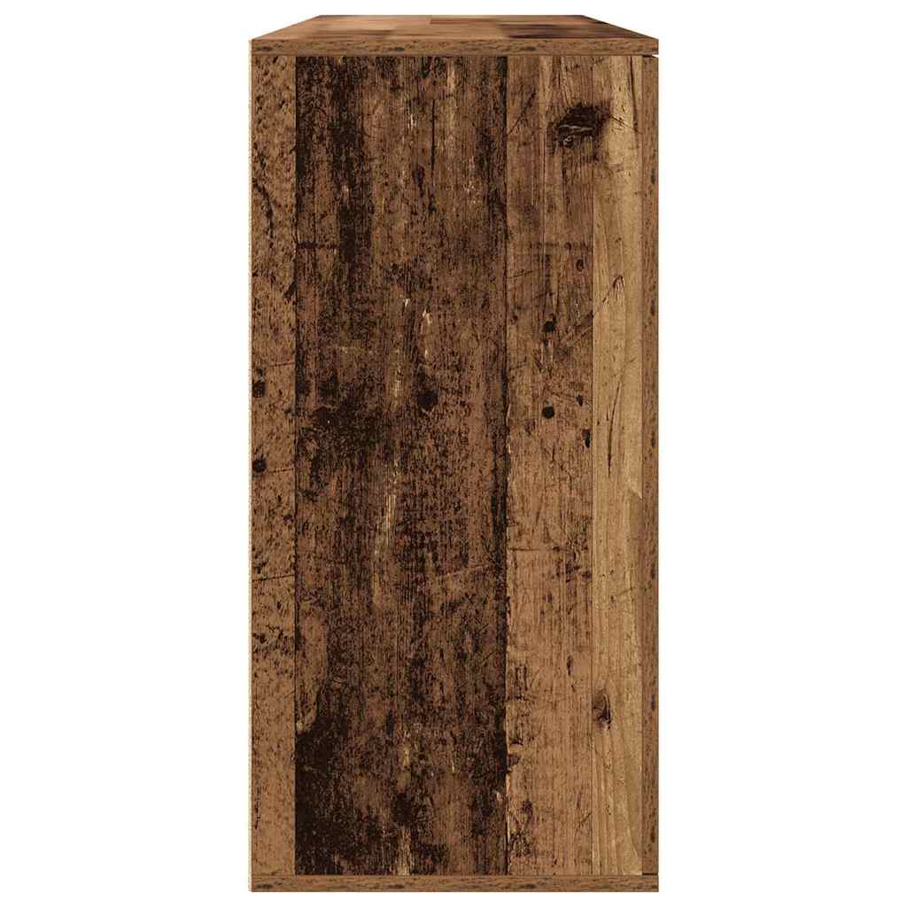 Buffets 2 pcs Bois ancien 79 x 38 x 80 cm Bois d'ingénierie - XIOS