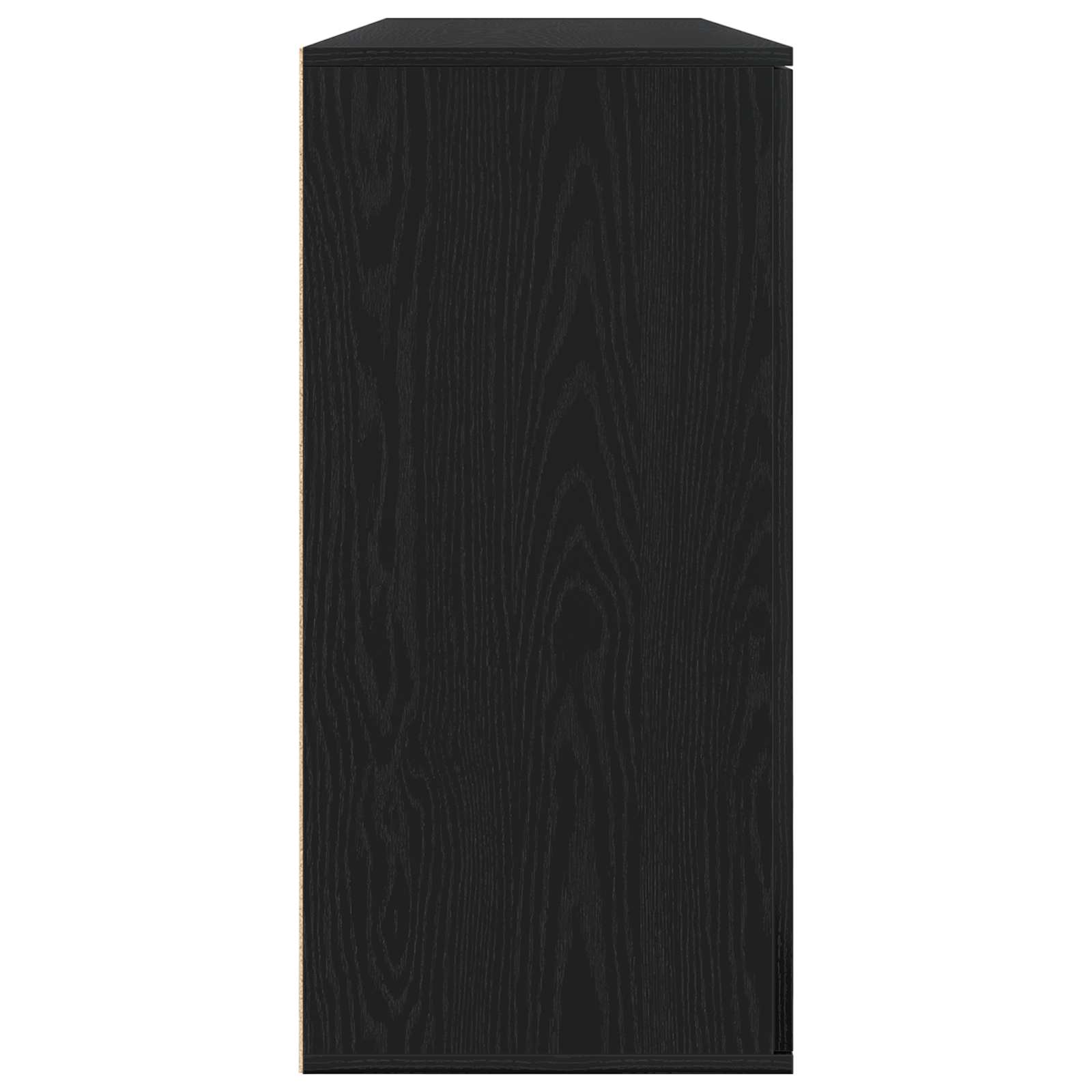 Buffet 2 pc Chêne noir 79 x 38 x 80 cm Bois d'ingénierie - XIOS